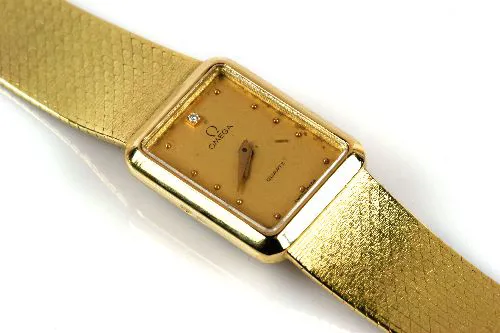 Omega Yellow gold Champagne