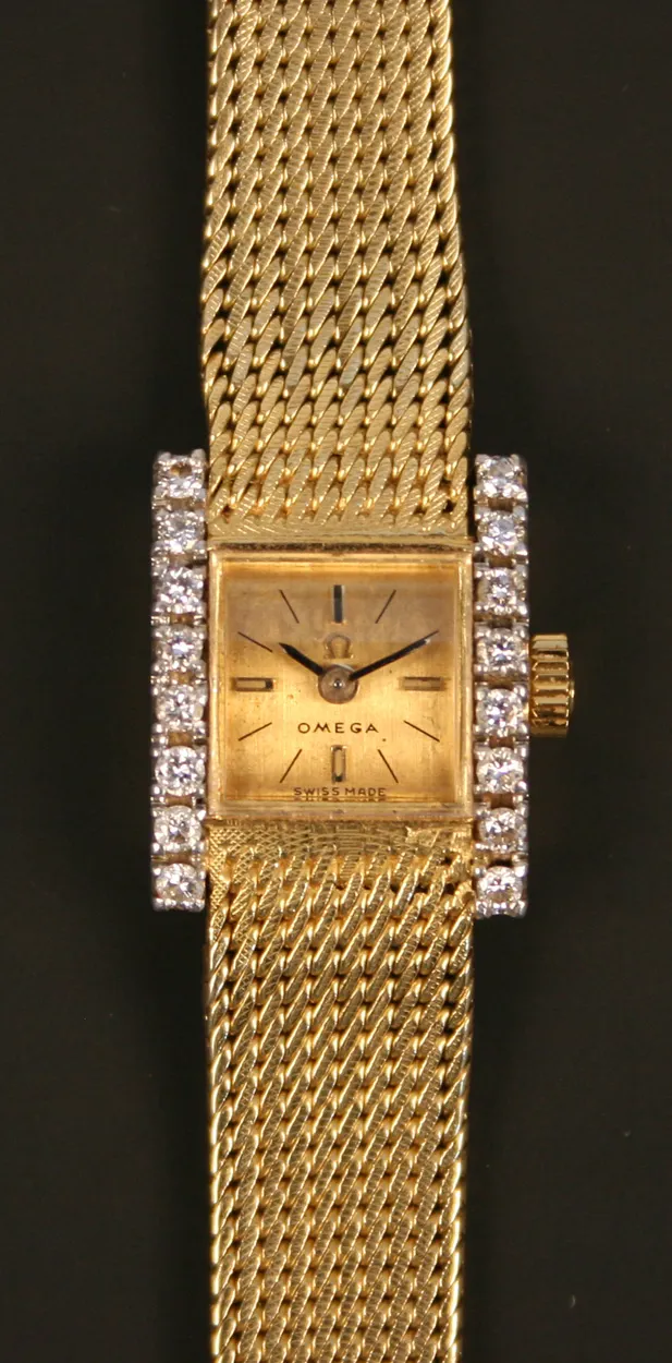 Omega Yellow gold Champagne