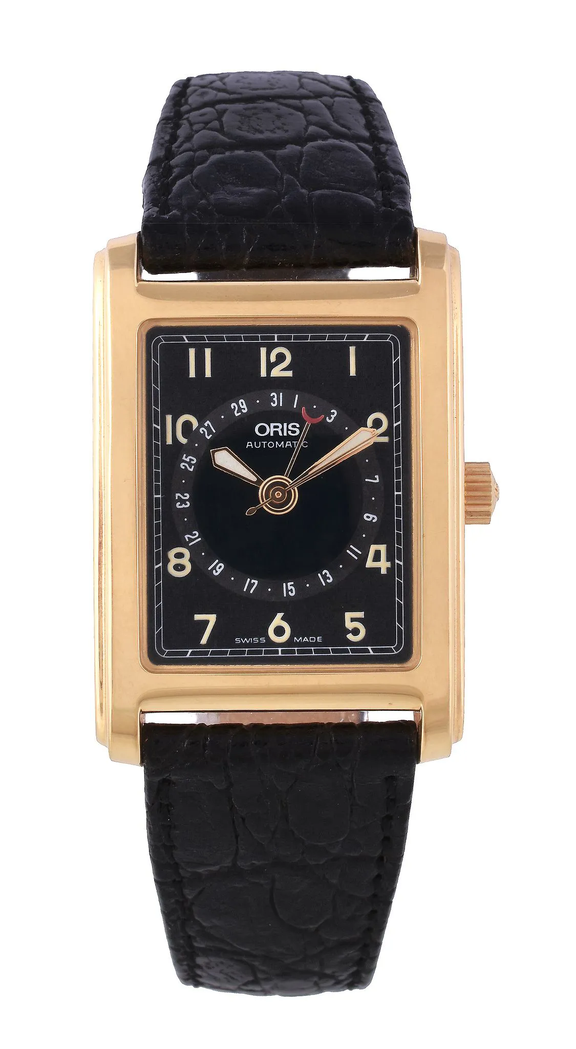 Oris plated B7460 26mm Gold-plated Black