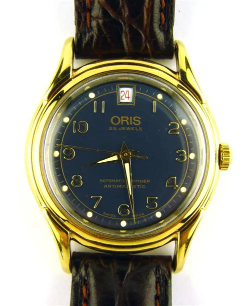 Oris Yellow gold and Stainless steel Blue