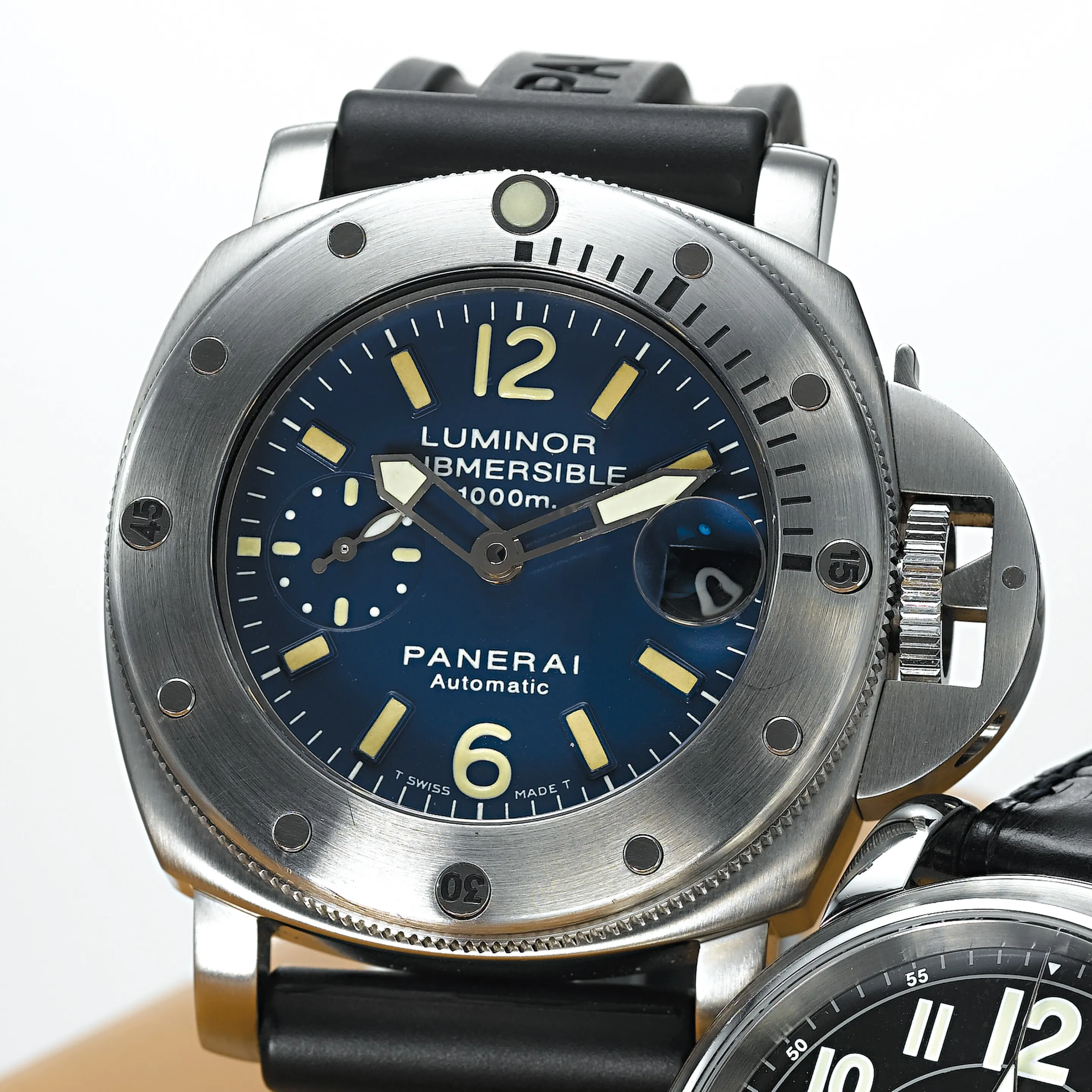 Panerai Submersible PAM 00087 44mm Stainless steel Blue