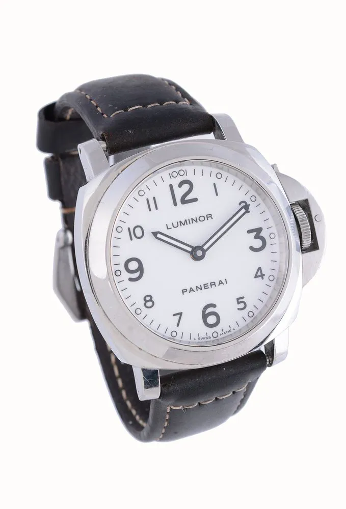 Panerai Luminor PAM 00114 43mm Stainless steel White