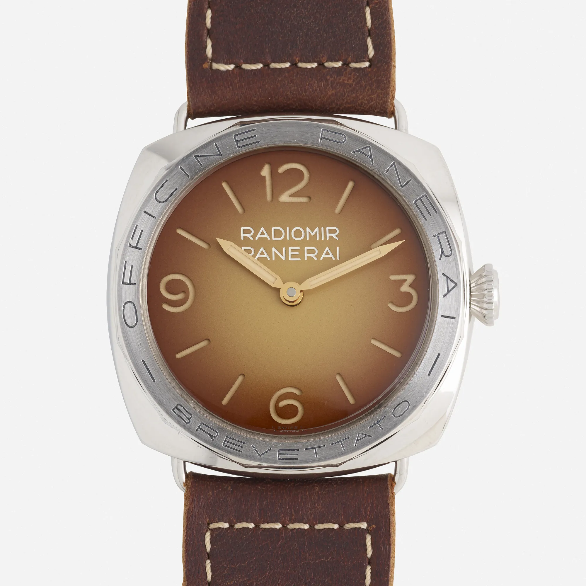 Panerai Radiomir PAM 00687 47mm Stainless steel Brown