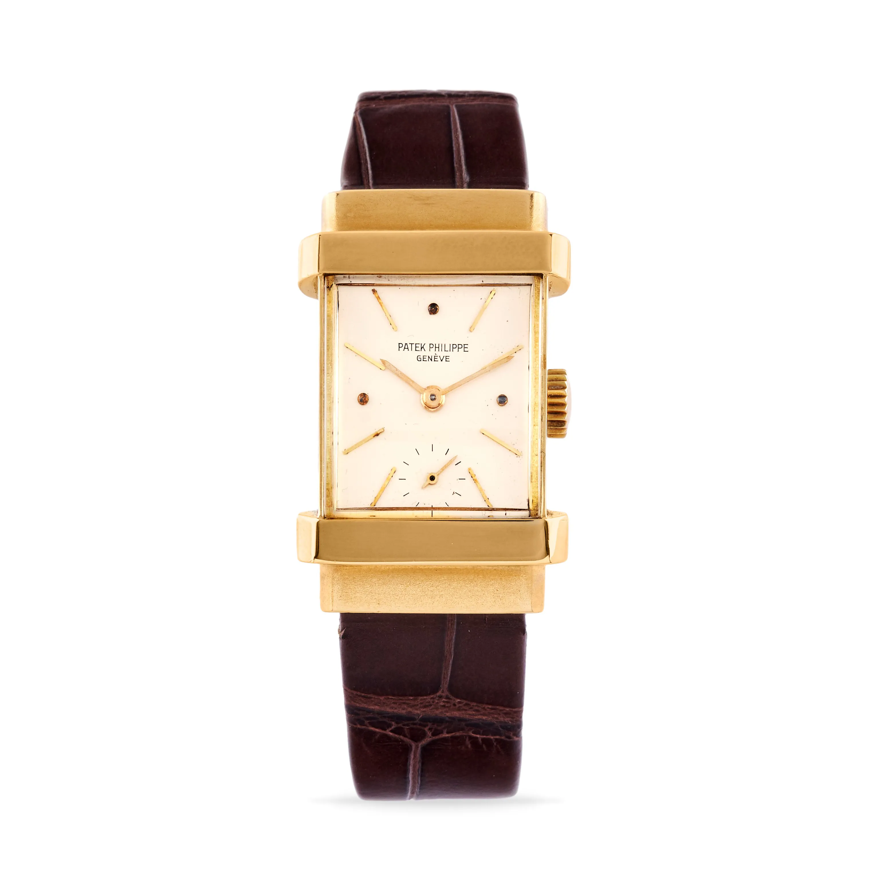 Patek Philippe Top Hat 1450 37mm Yellow gold Cream