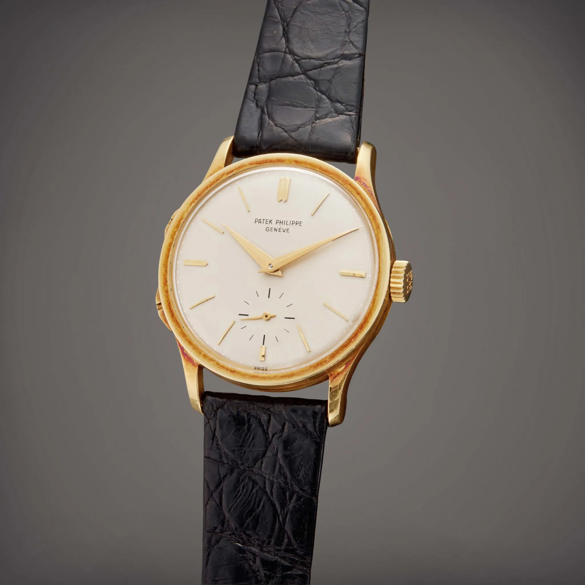 Patek Philippe Calatrava 2597 35mm Yellow gold Silver