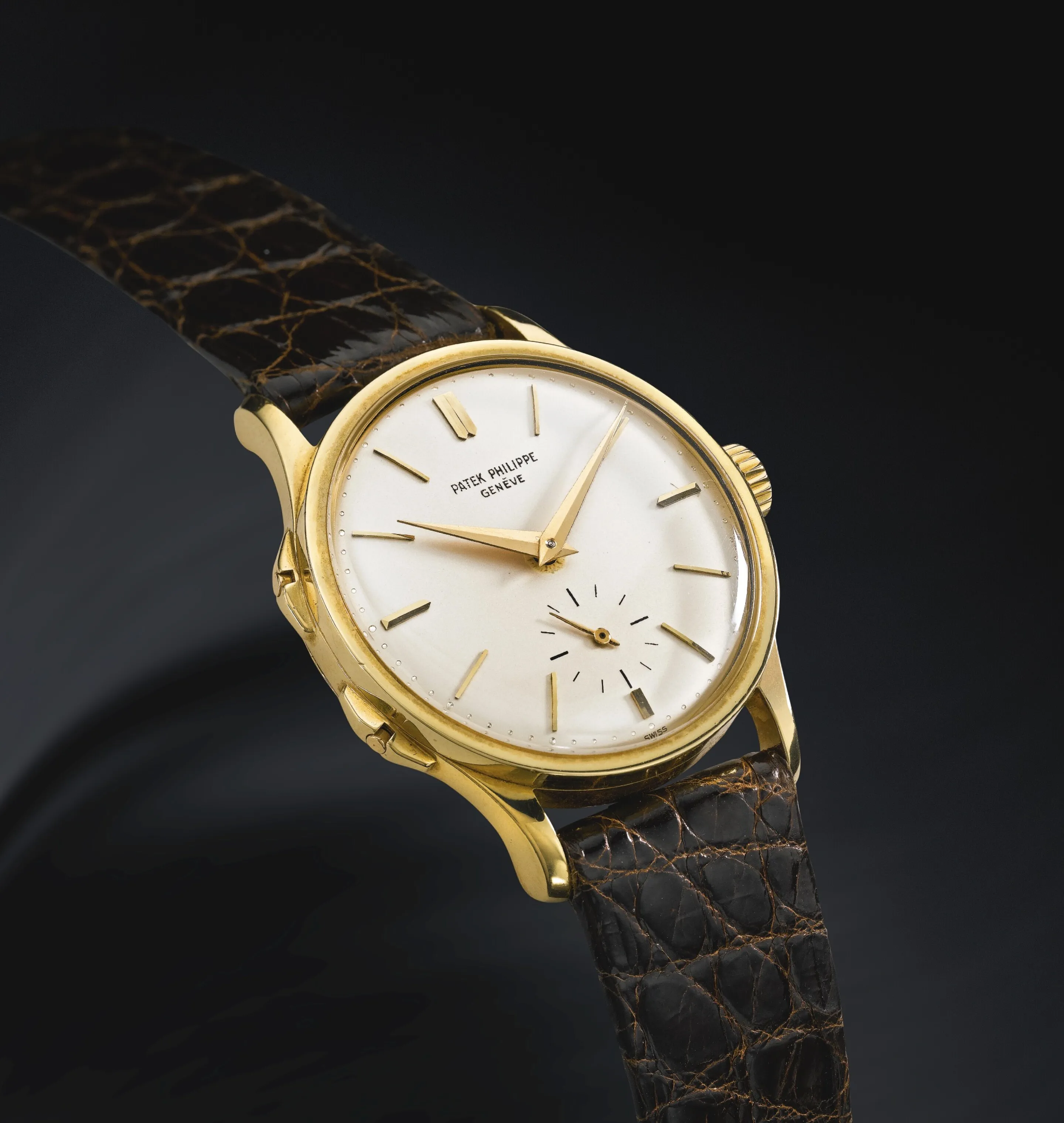 Patek Philippe Calatrava 2597 35mm Yellow gold Silver