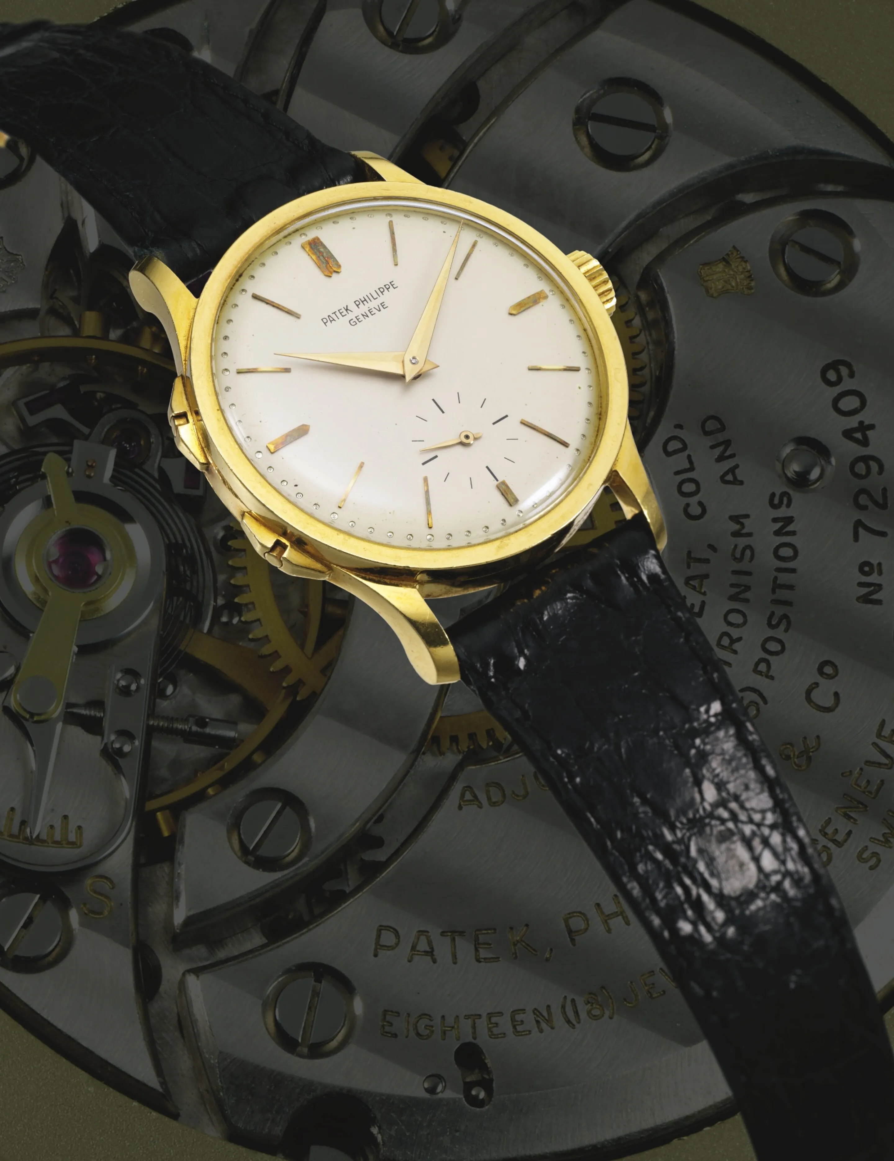 Patek Philippe Calatrava 2597 35mm Yellow gold Silver