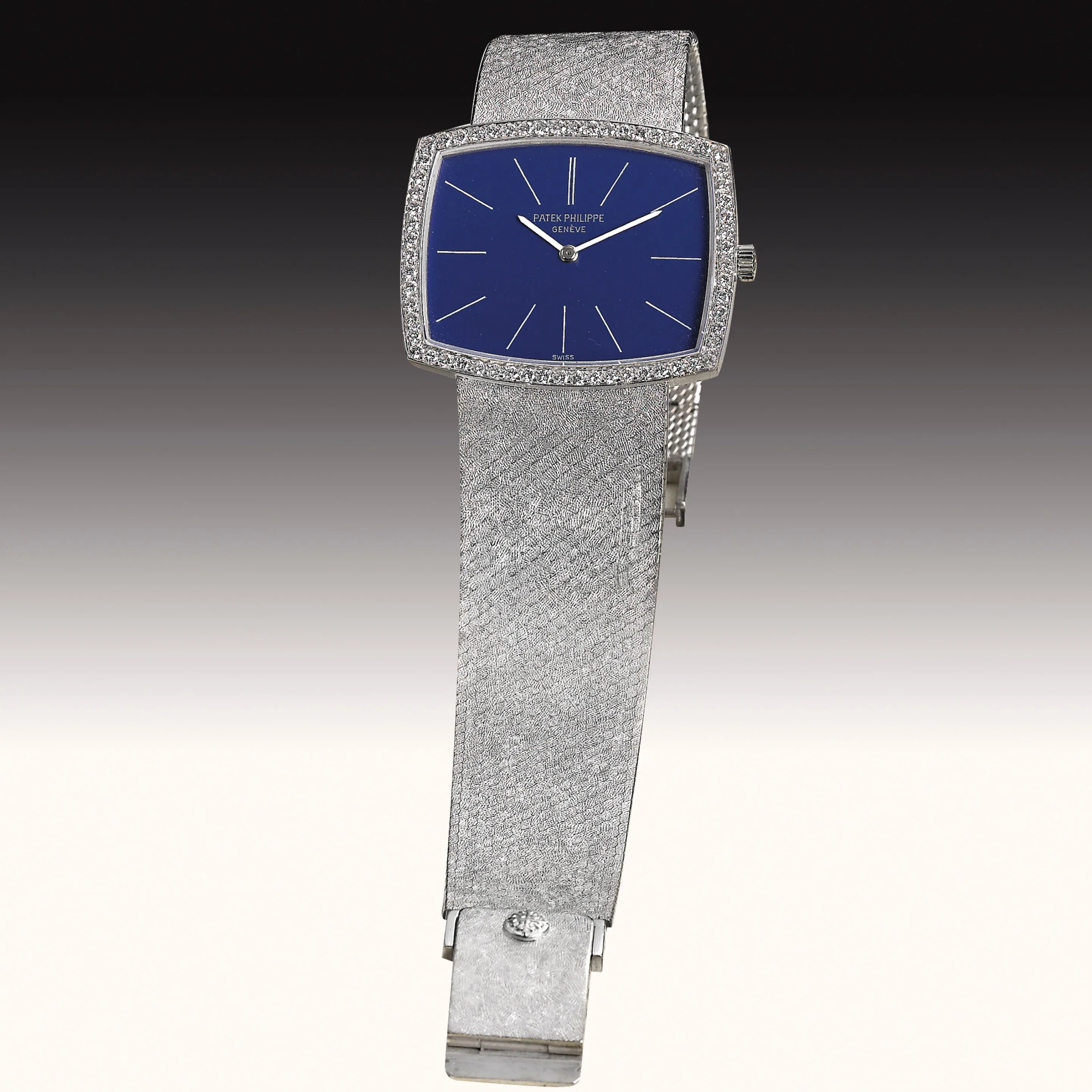 Patek Philippe 3528/2 31.5mm White gold Blue