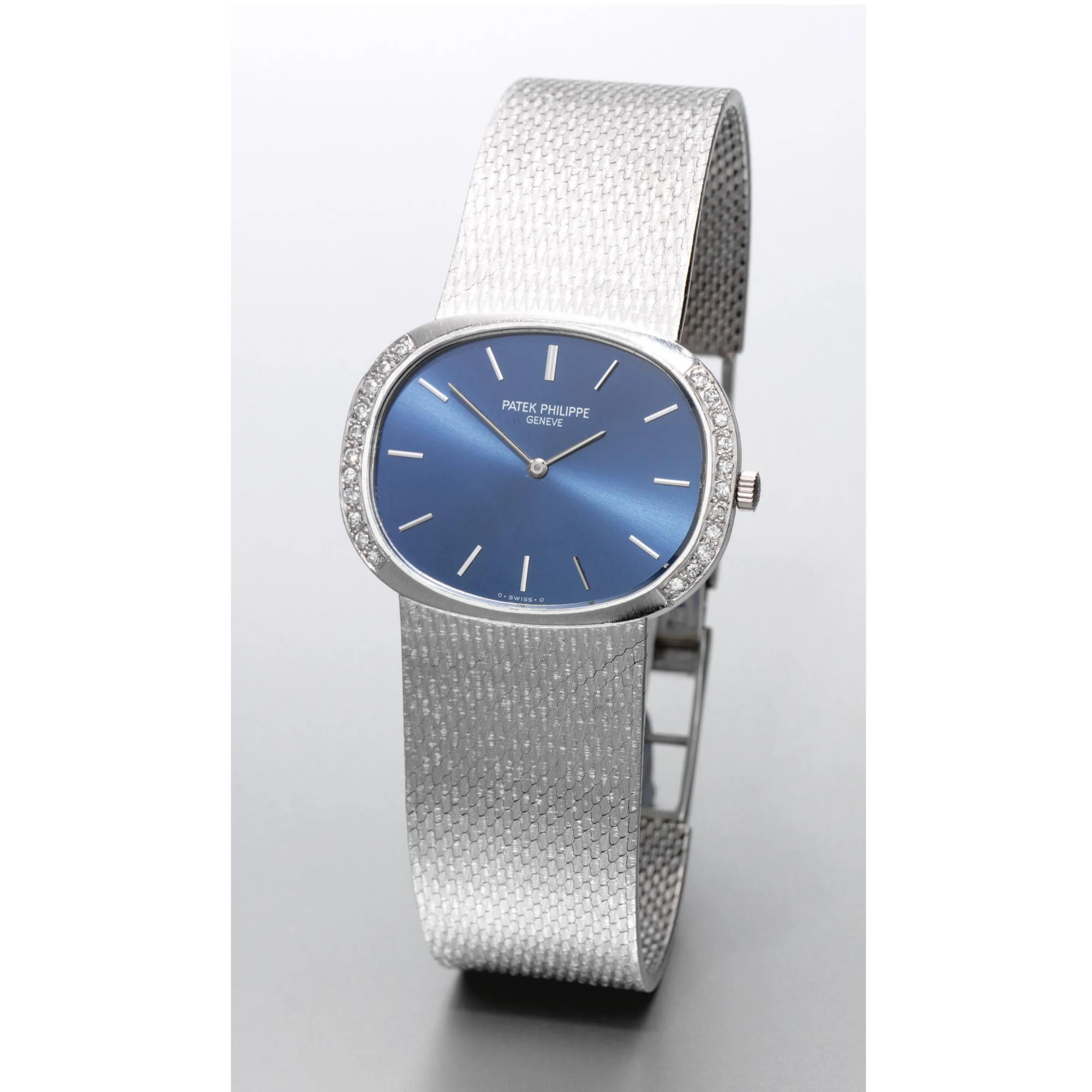 Patek Philippe 3583 20mm White gold Blue