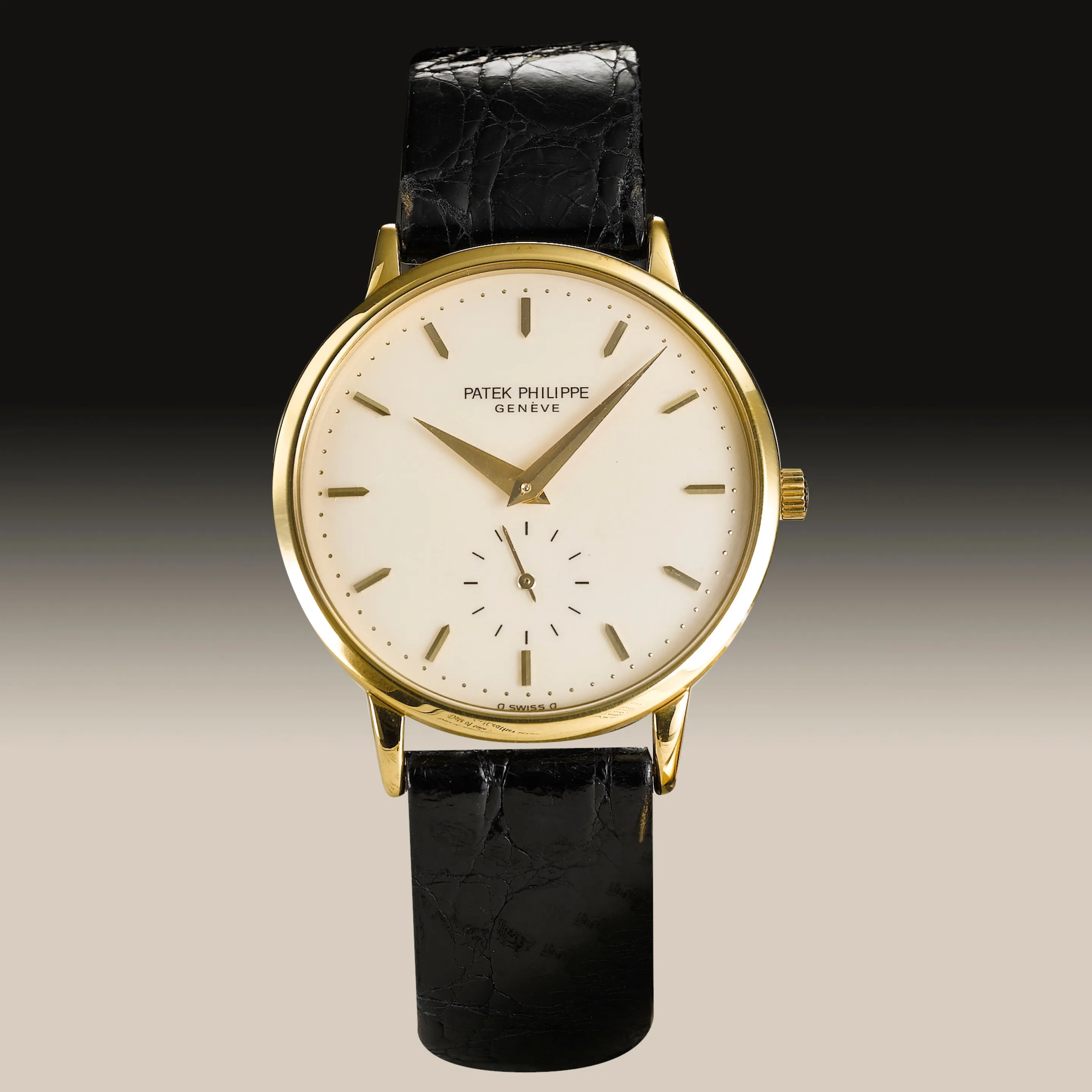 Patek Philippe 3893 33mm Yellow gold Ivory