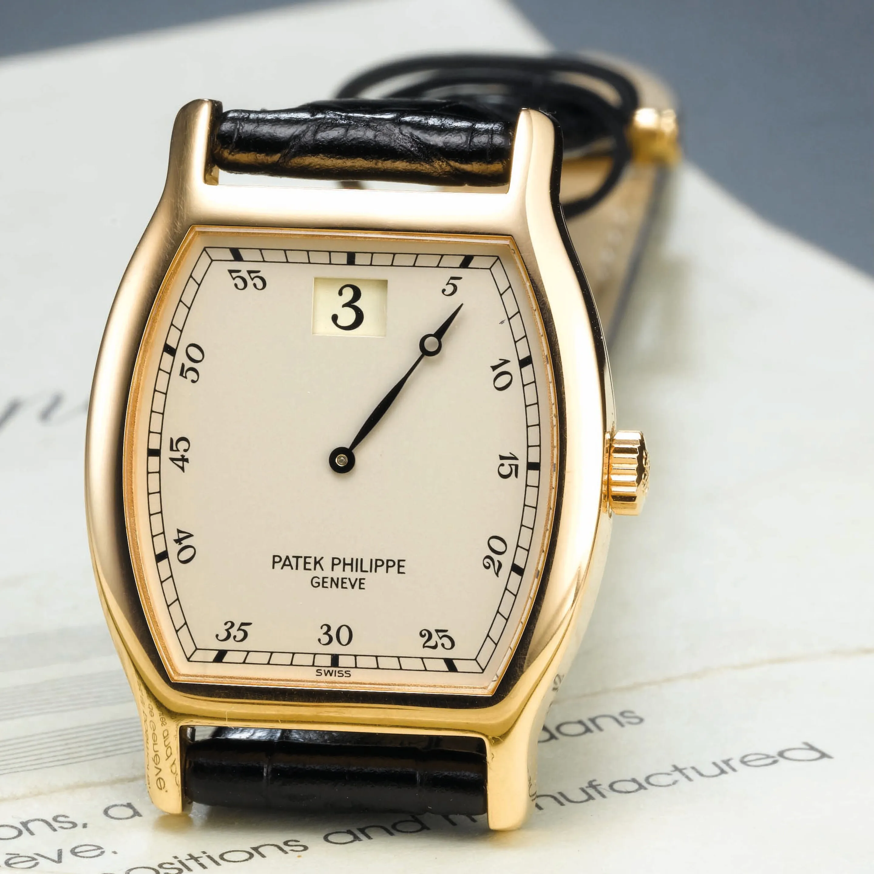 Patek Philippe JUMP HOUR 3969 38mm Rose gold Silver