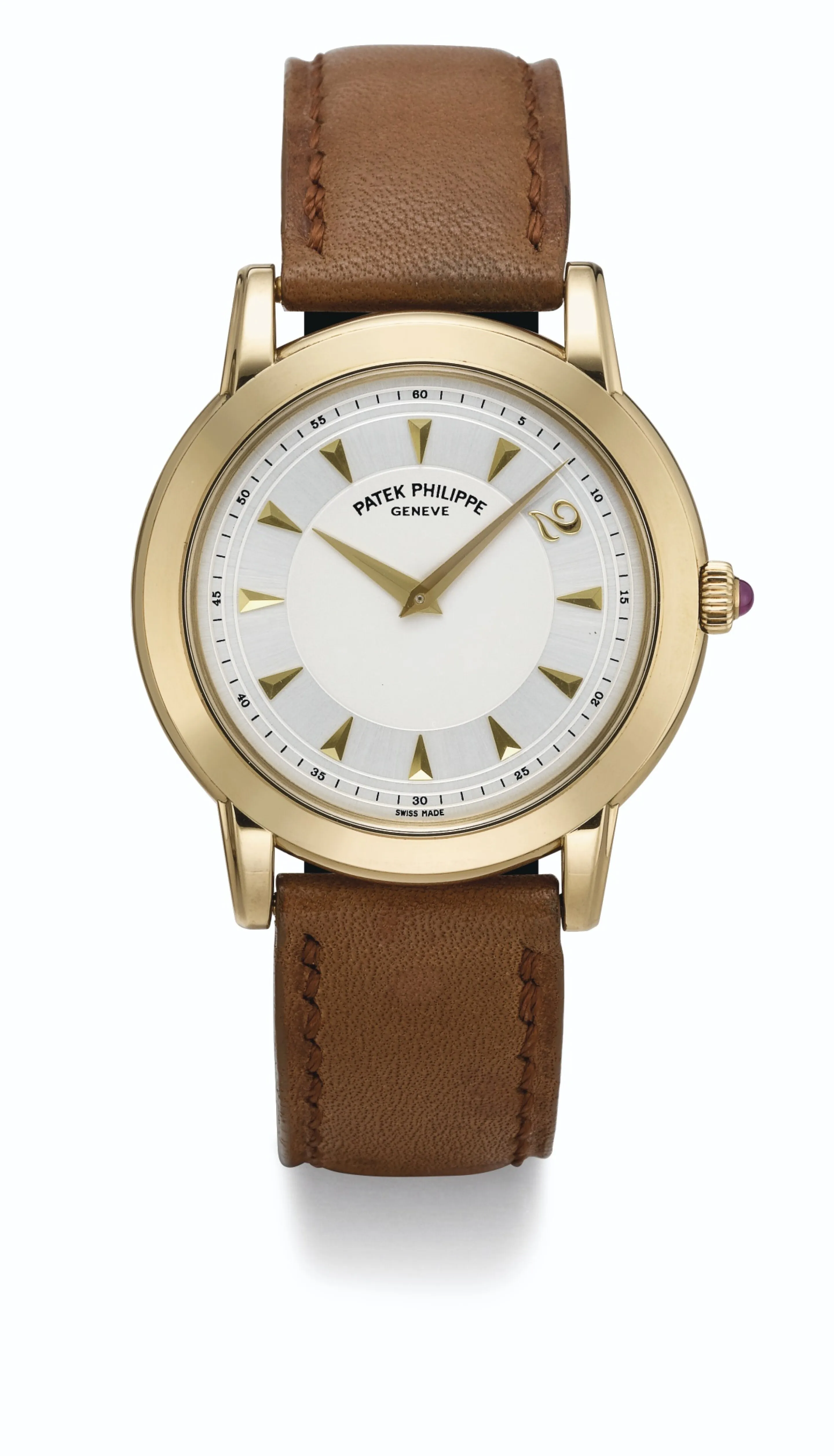 Patek Philippe JUMP HOUR 3969 38mm Yellow gold Silver