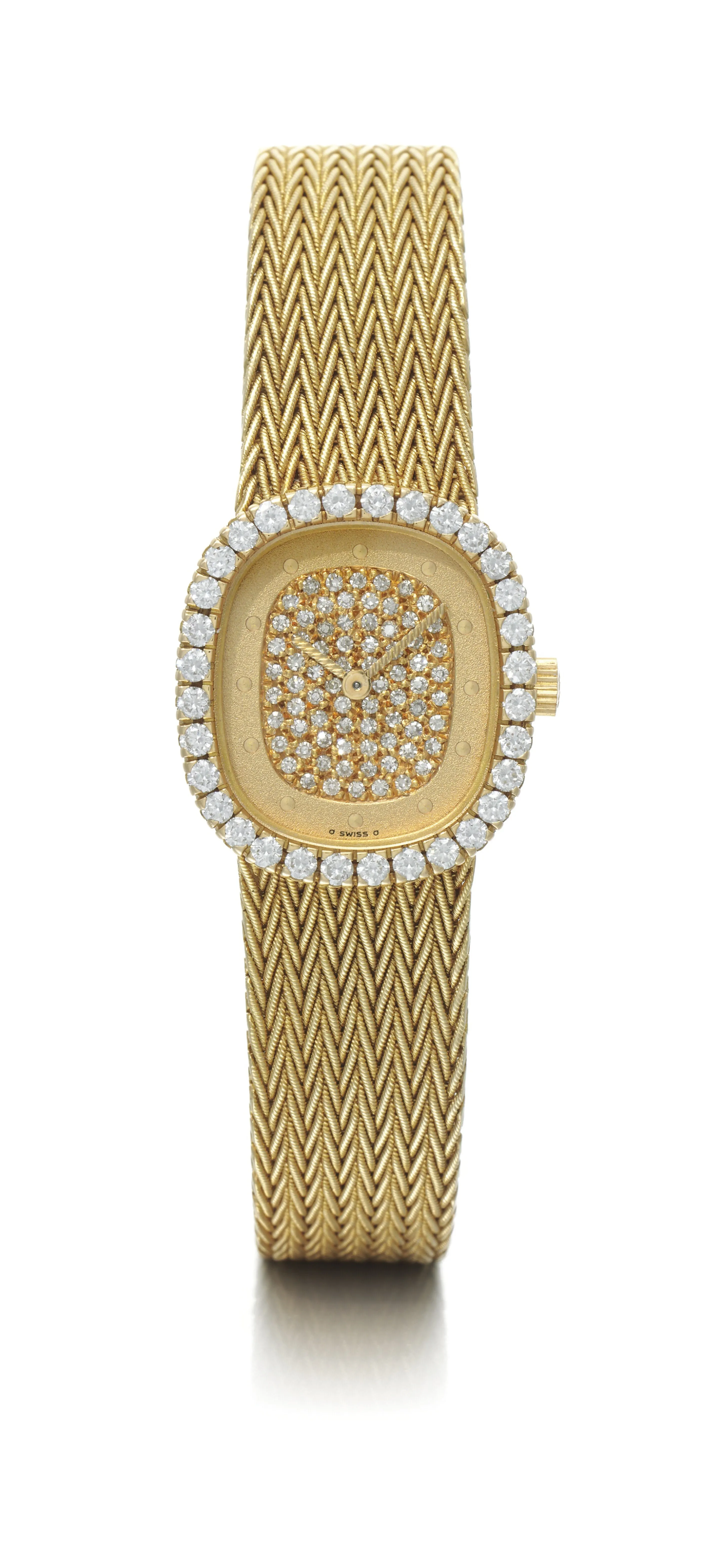 Patek Philippe 4134/910 23mm Yellow gold Diamond