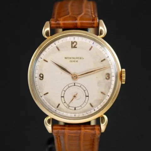 Patek Philippe Calatrava 1509 35mm Rose gold Silver