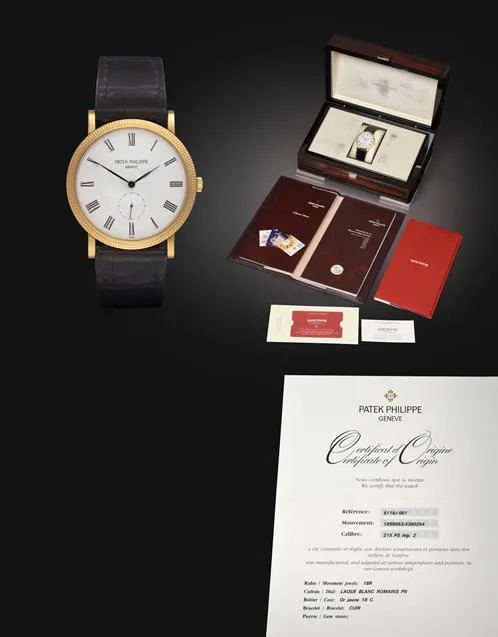 Patek Philippe Calatrava 5119 36mm Yellow gold White