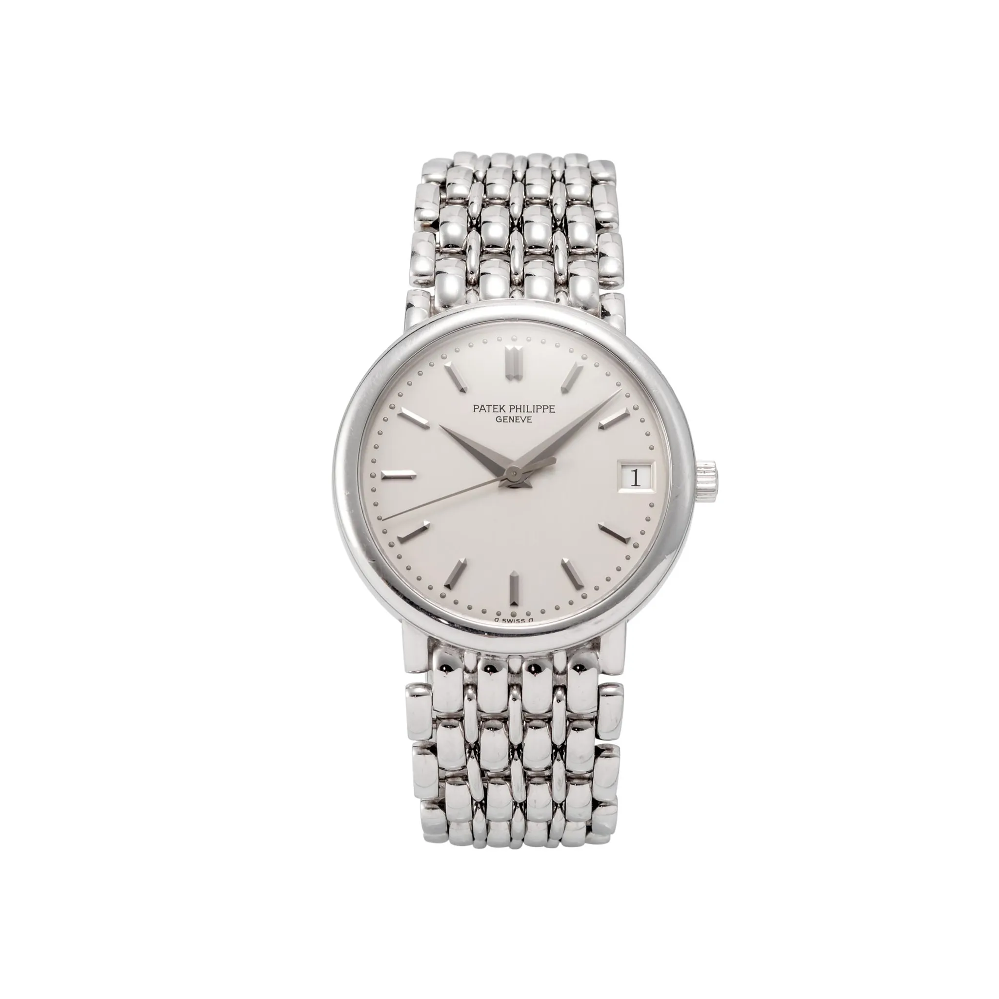 Patek Philippe Calatrava 3998 34mm White gold Silver