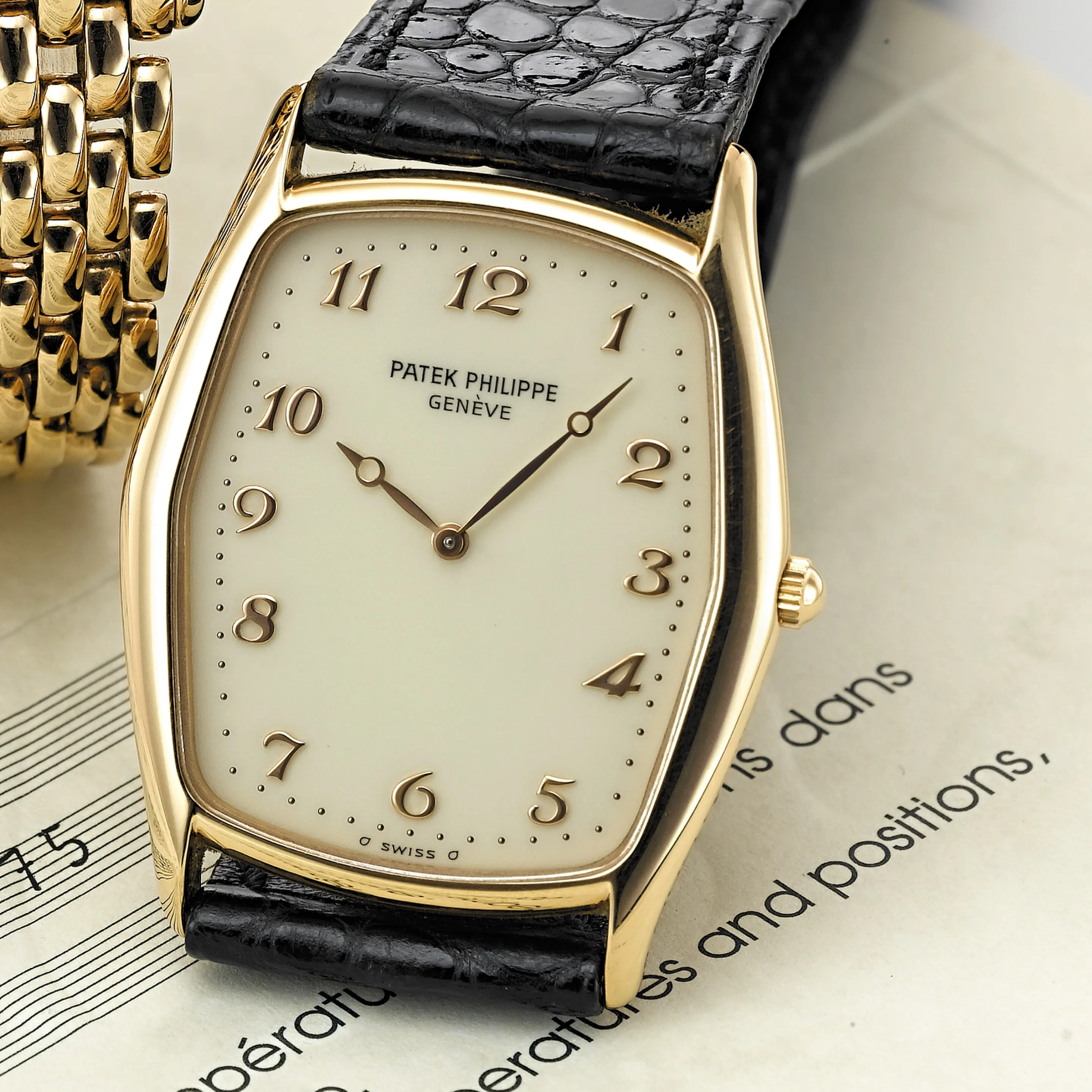 Patek Philippe Gondolo 3842 37mm Rose gold Ivory