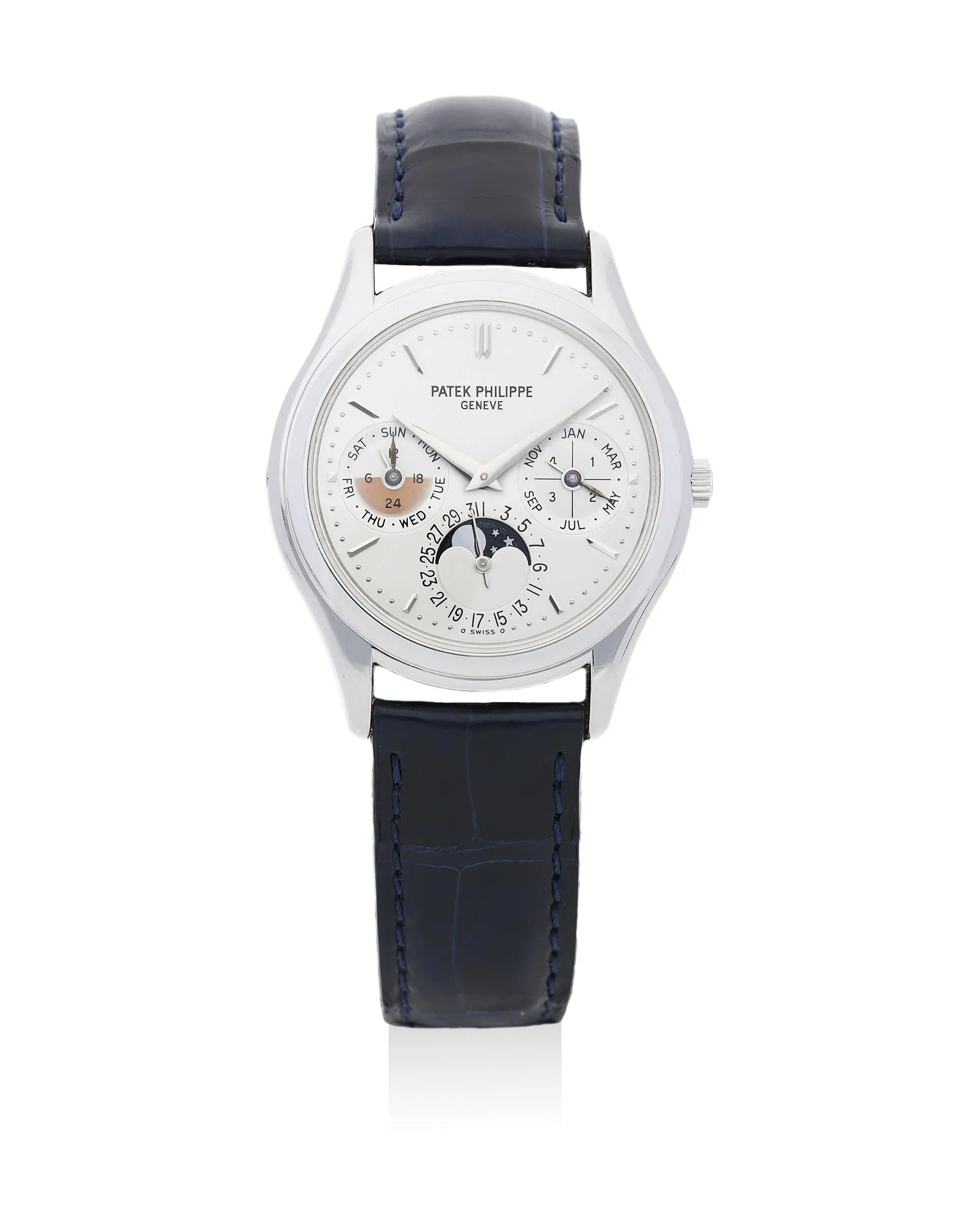 Patek Philippe Perpetual Calendar 3940P-011 36mm Platinum Silver