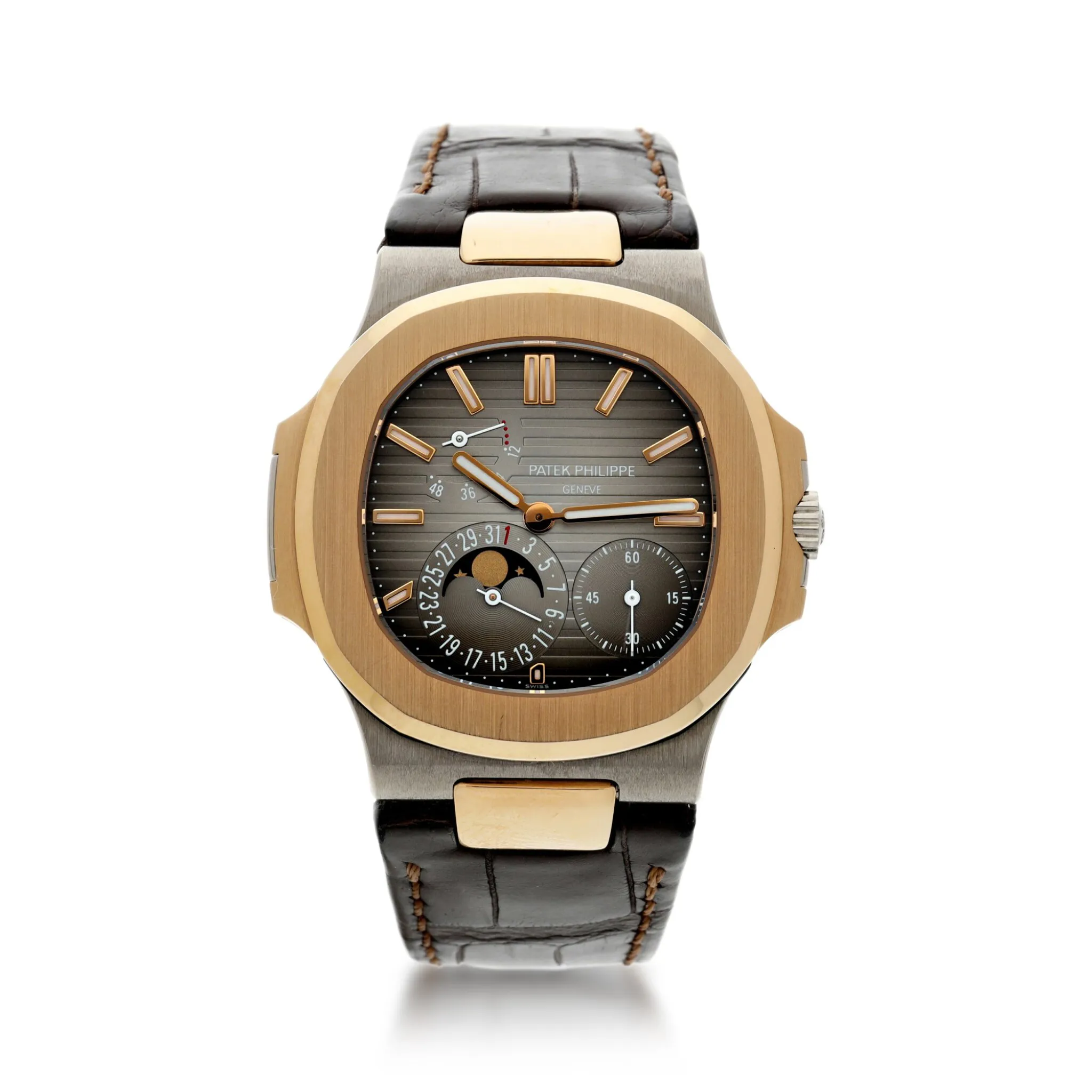 Patek Philippe Nautilus 5712GR 40mm Rose gold Brown