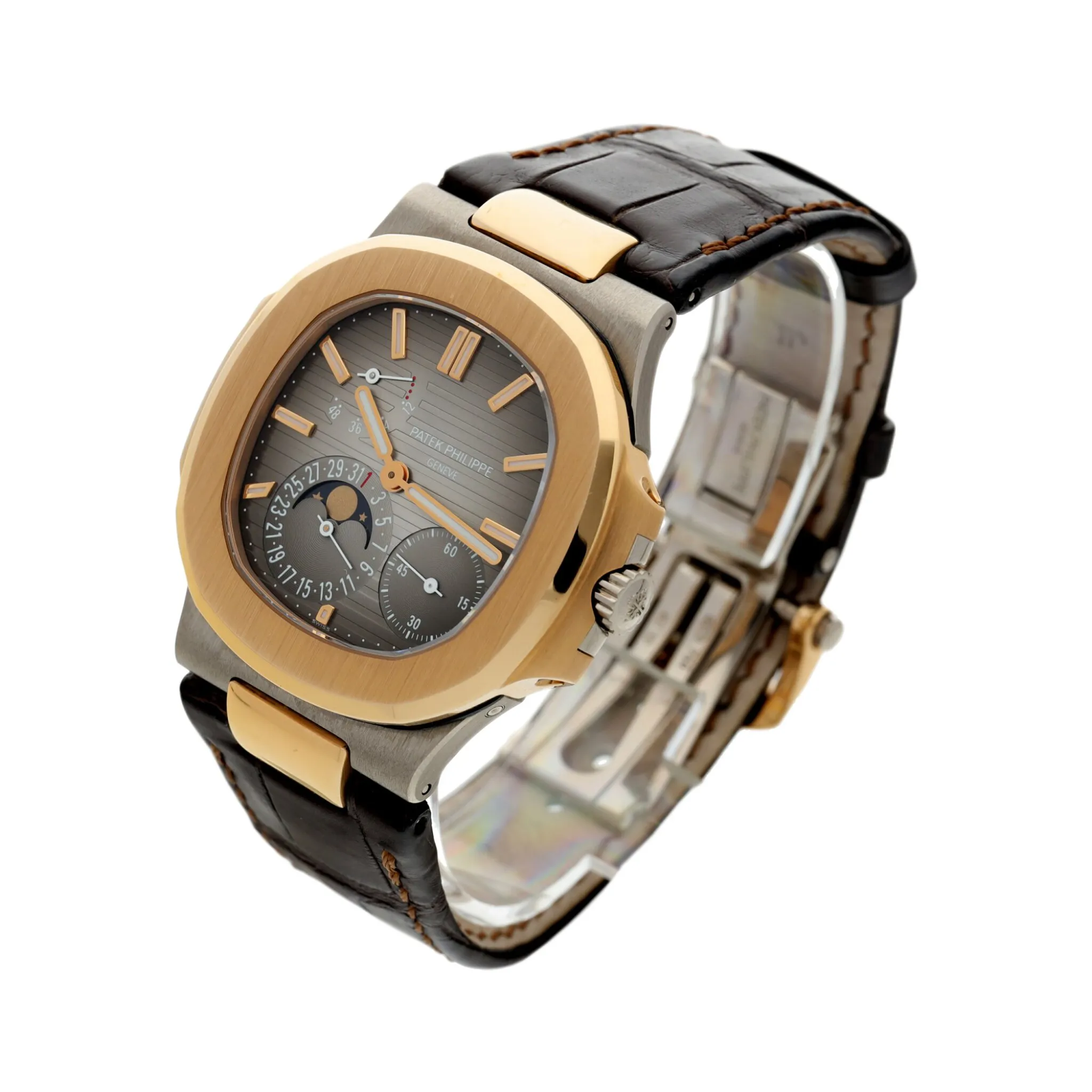 Patek Philippe Nautilus 5712GR 40mm Rose gold Brown 1