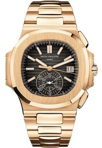 Patek Philippe Nautilus 5980/1R-001 40.5mm Rose gold Black