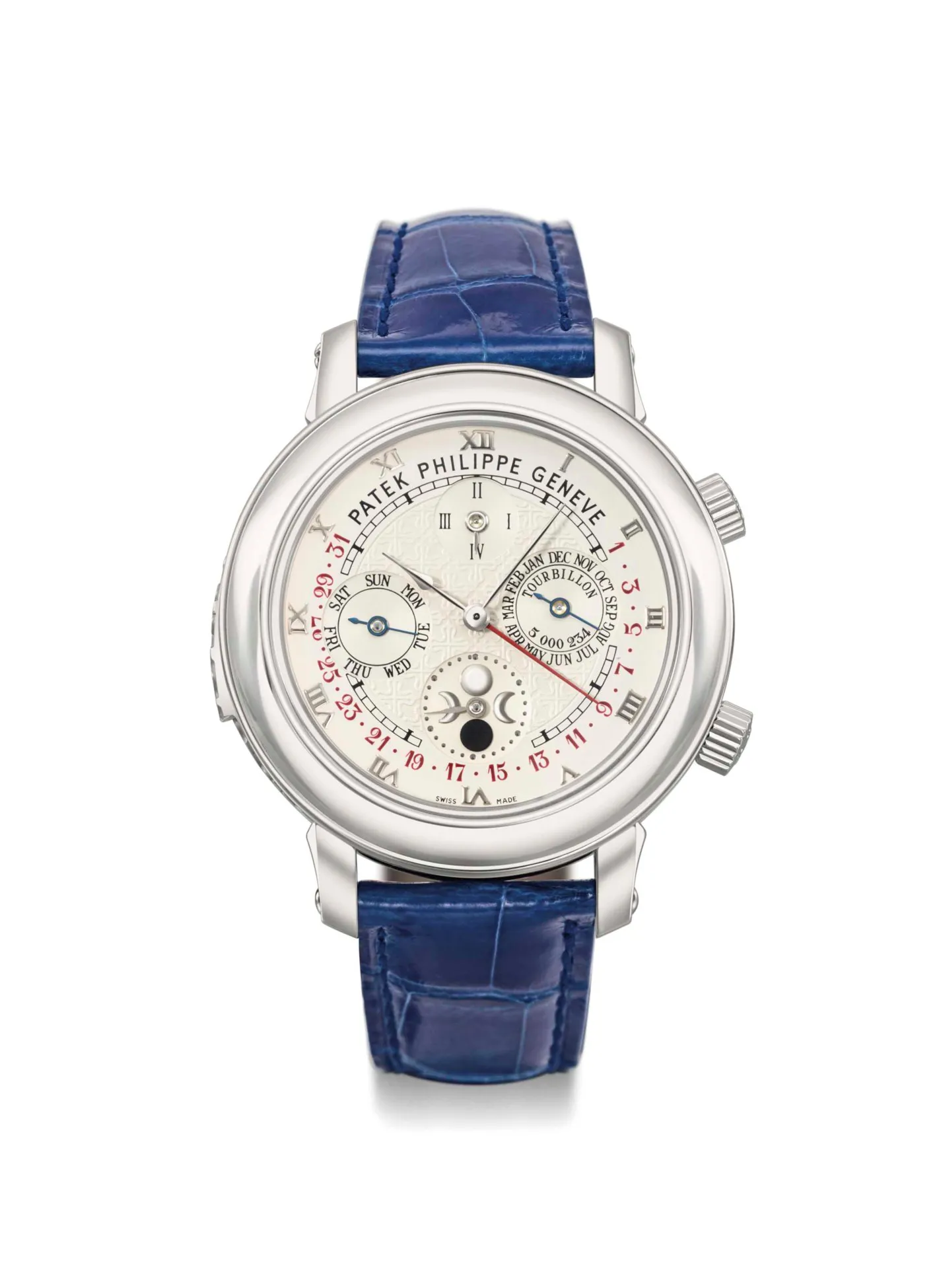 Patek Philippe Sky Moon Tourbillon 5002P 44mm Platinum White