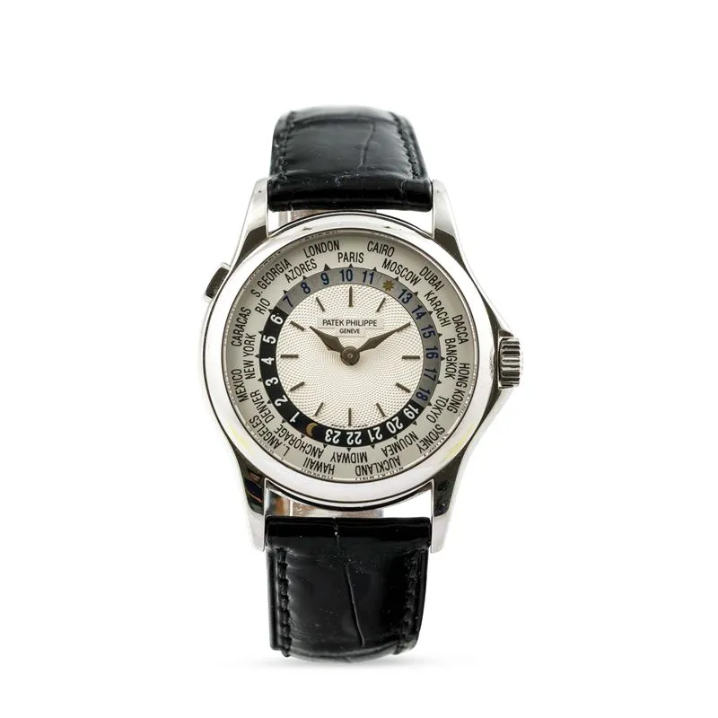 Patek Philippe World Time 5110G 37mm White gold White