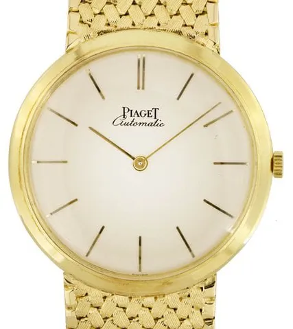 Piaget 12603 32mm Yellow gold White