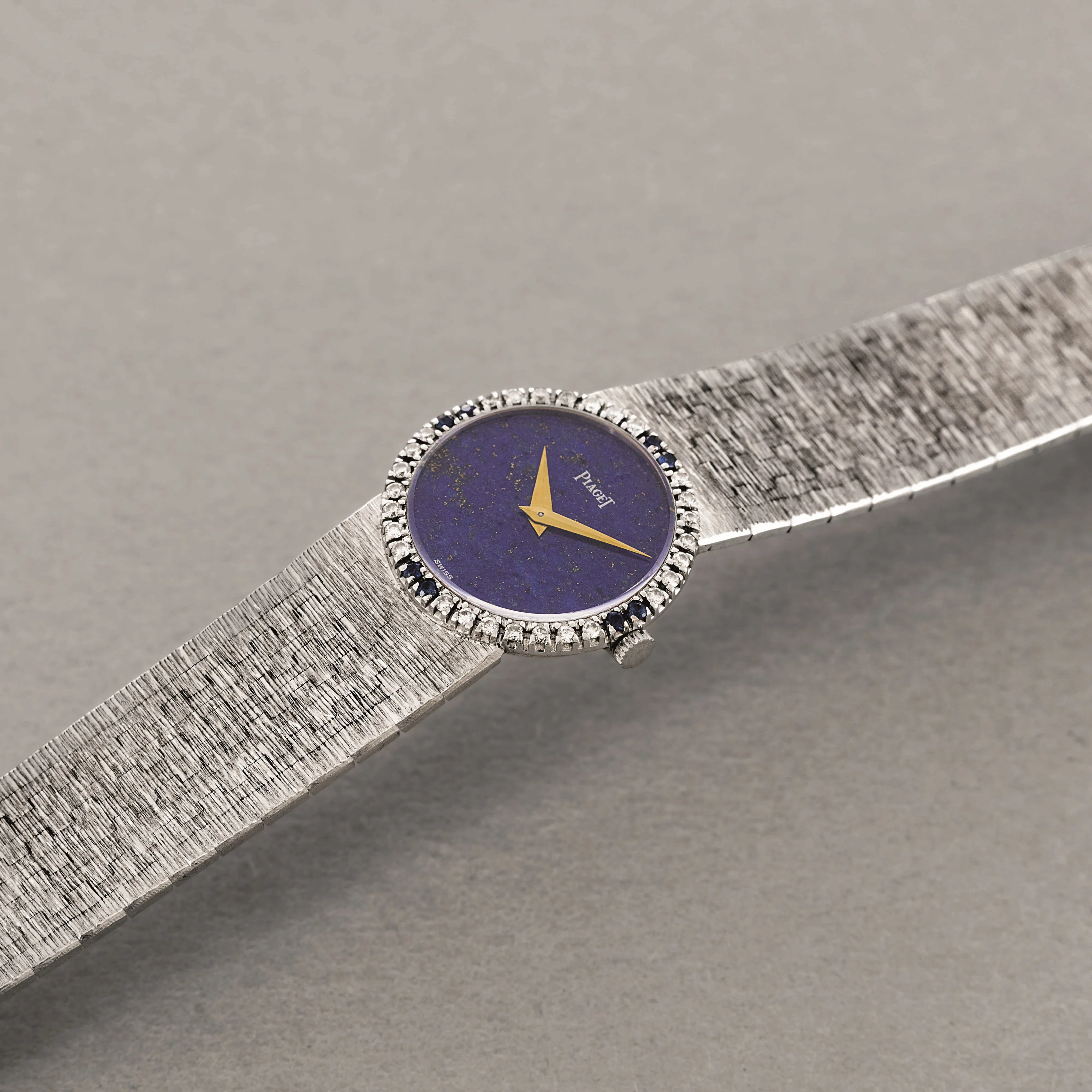 Piaget Dancer 9706 24mm White gold Lapis lazuli 3