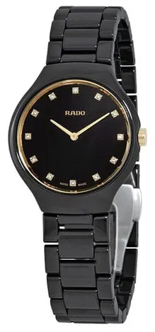 Rado True Thinline R27742722 30mm Ceramic Black