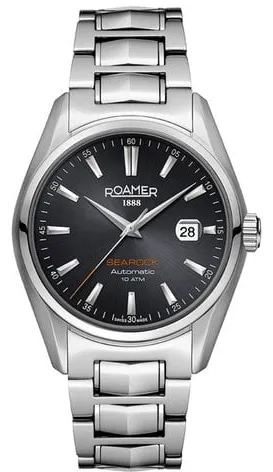 Roamer Searock 210633-41-55-20 42mm Stainless steel Black