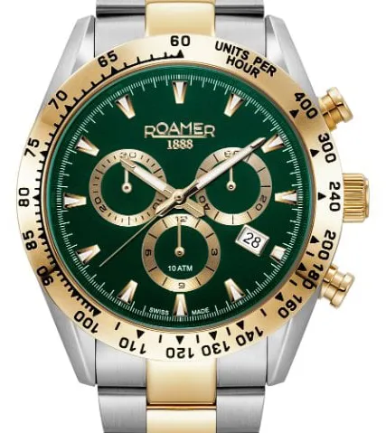 Roamer 850837 47 75 20 42mm Stainless steel Green