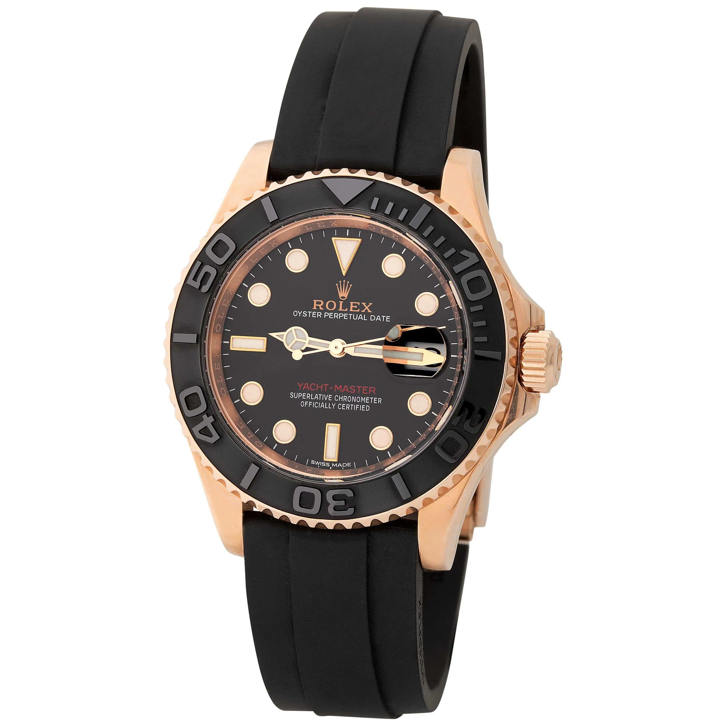 Rolex Yacht-Master 40 116655 40mm Rose gold Black