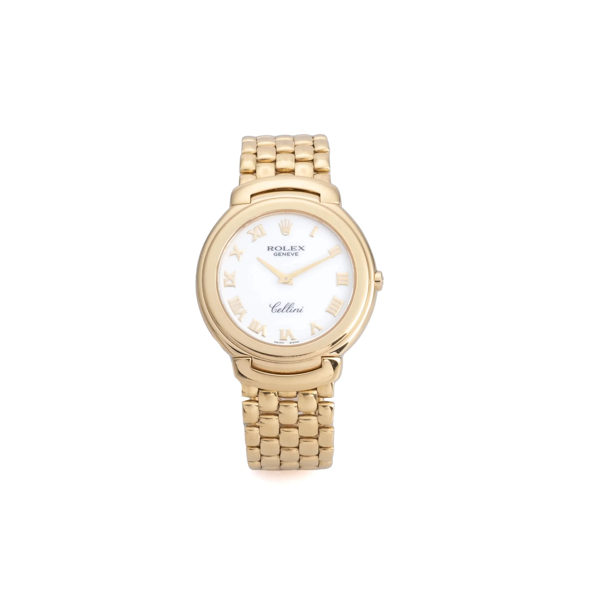 Rolex Cellini 6623 37mm Yellow gold White