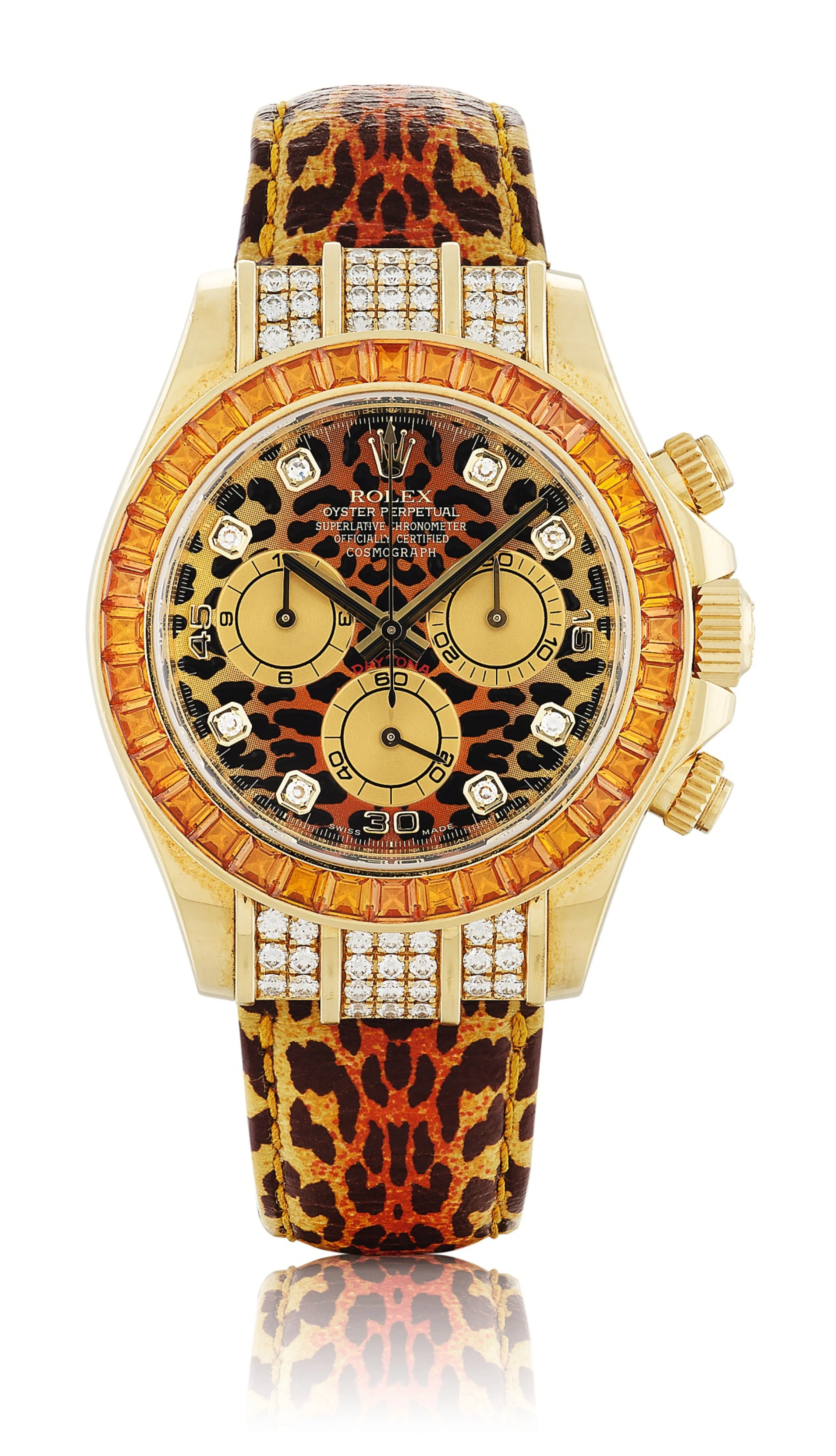 Rolex Daytona 116598 40mm Yellow gold Leopard