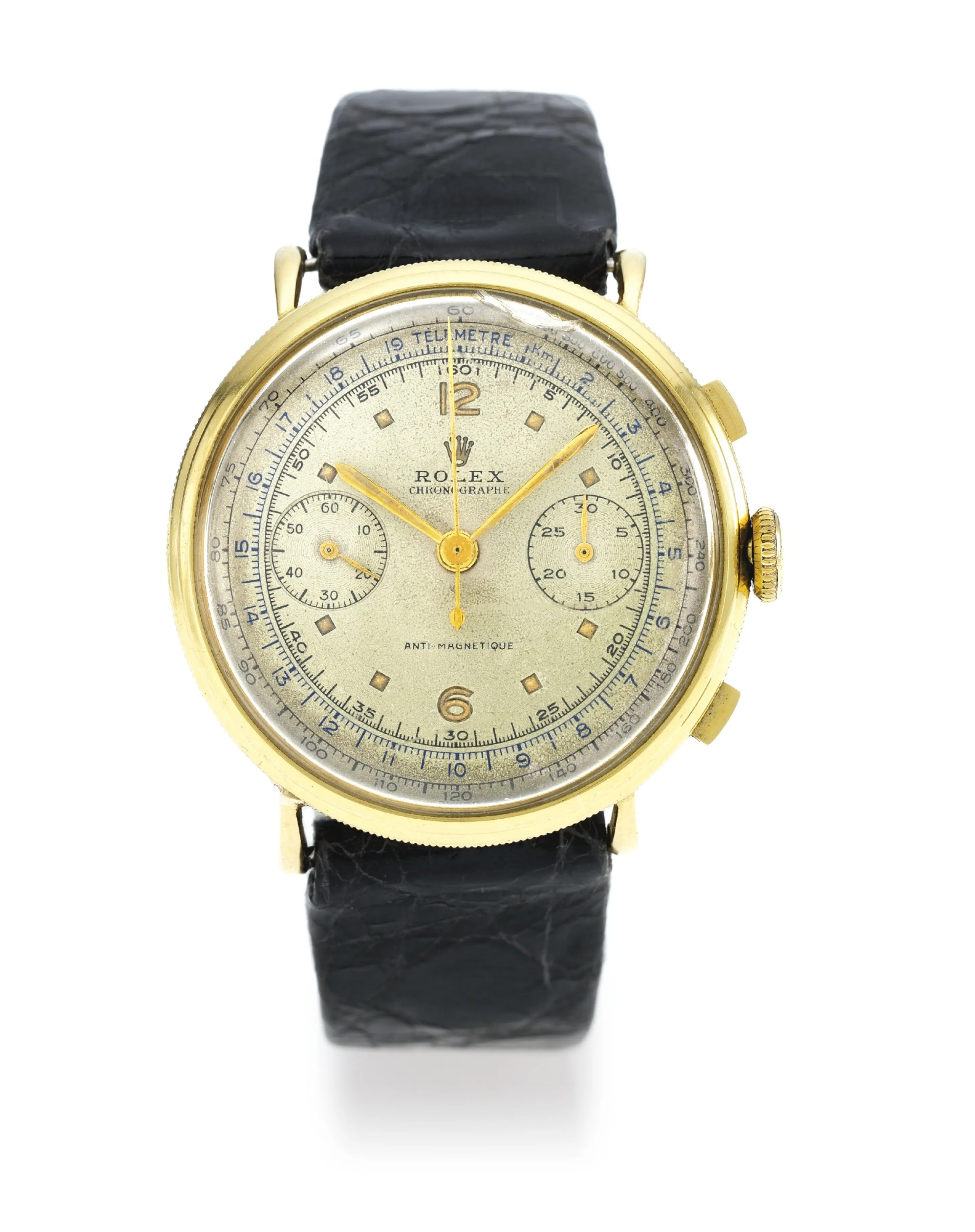 Rolex Chronograph 4062 36mm Yellow gold Silver