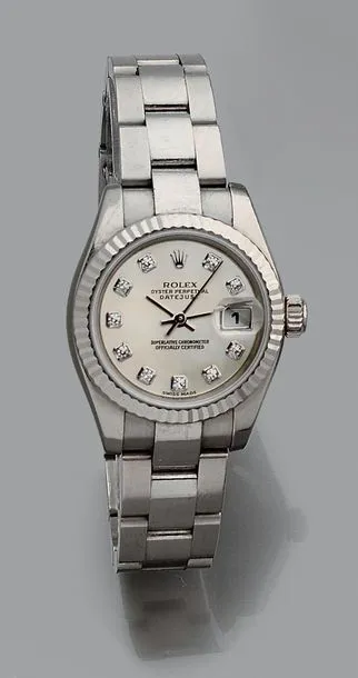 Rolex Lady-Datejust 179179 26mm White gold Mother-of-pearl