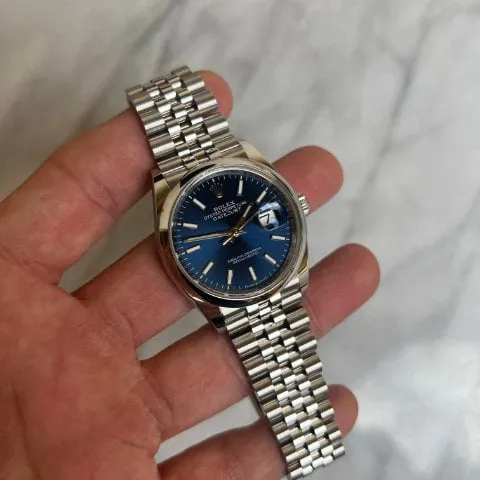 Rolex Datejust 36 126200 36mm Stainless steel Blue