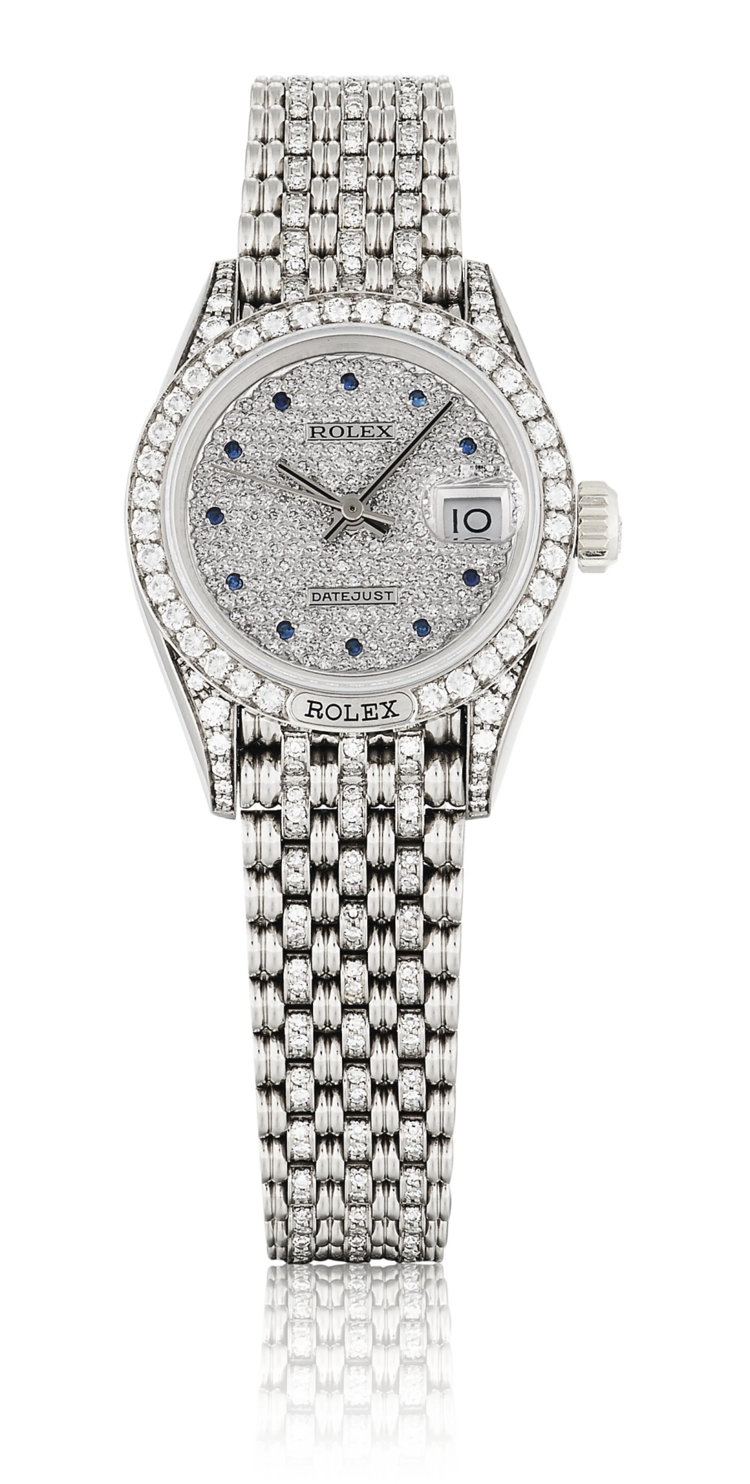 Rolex Lady-Datejust 69159 26mm White gold Diamond