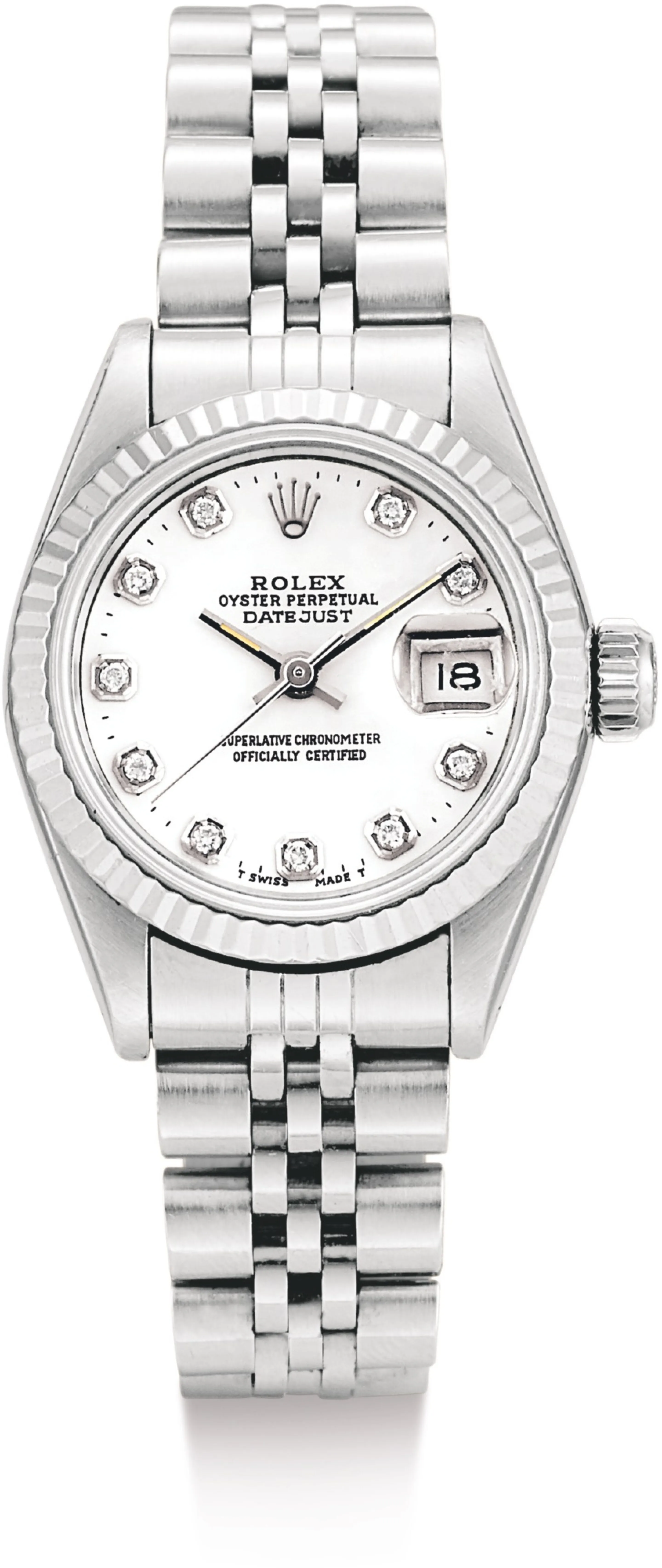 Rolex Lady-Datejust 69174 26mm Stainless steel White