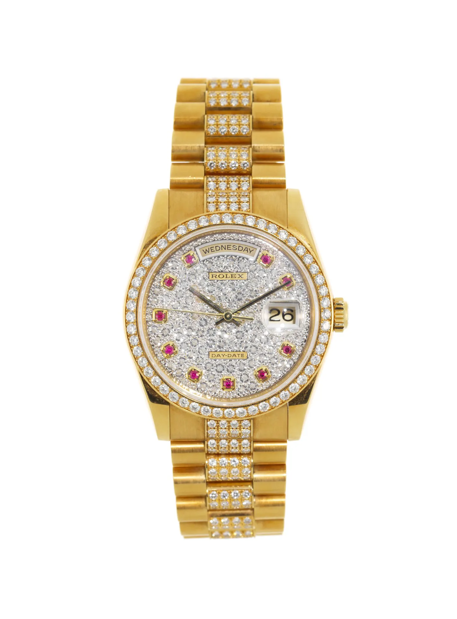 Rolex Day-Date 36 118348 Yellow gold Diamond