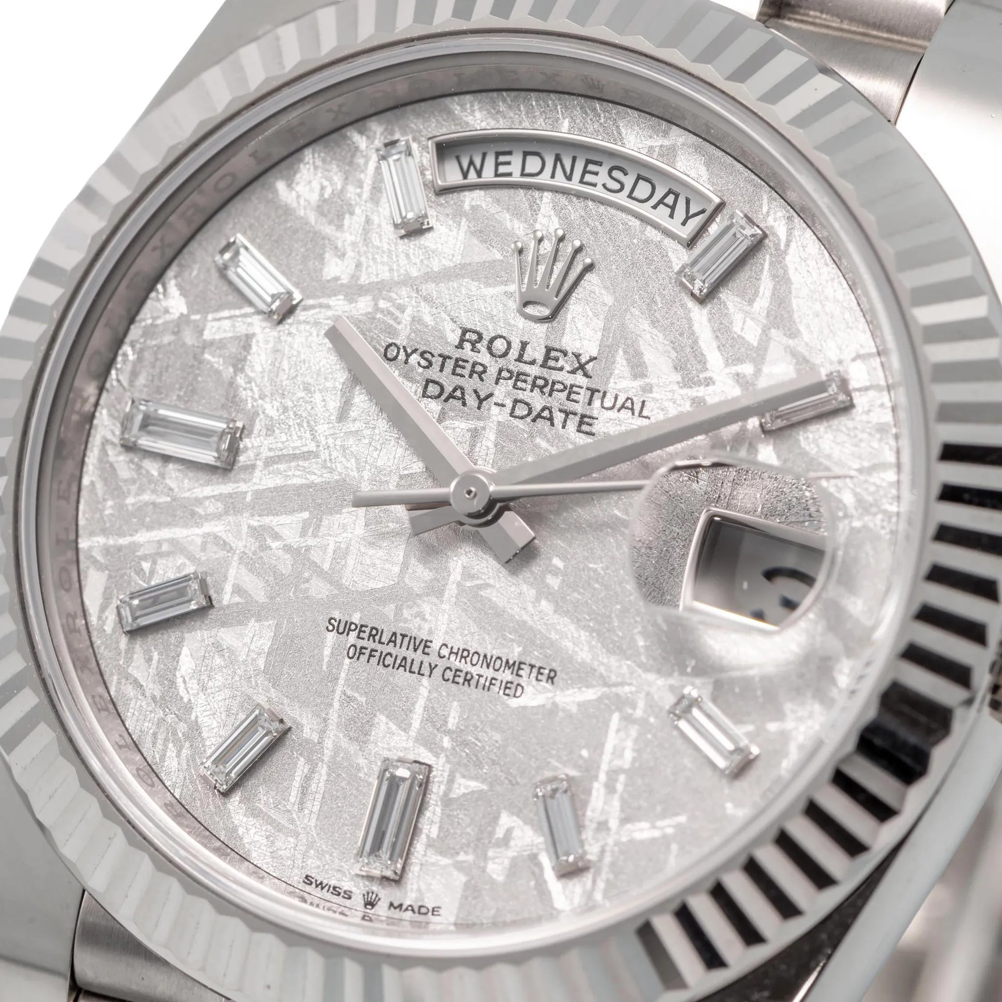 Rolex Day-Date 40 228239 40mm White gold Silver 1