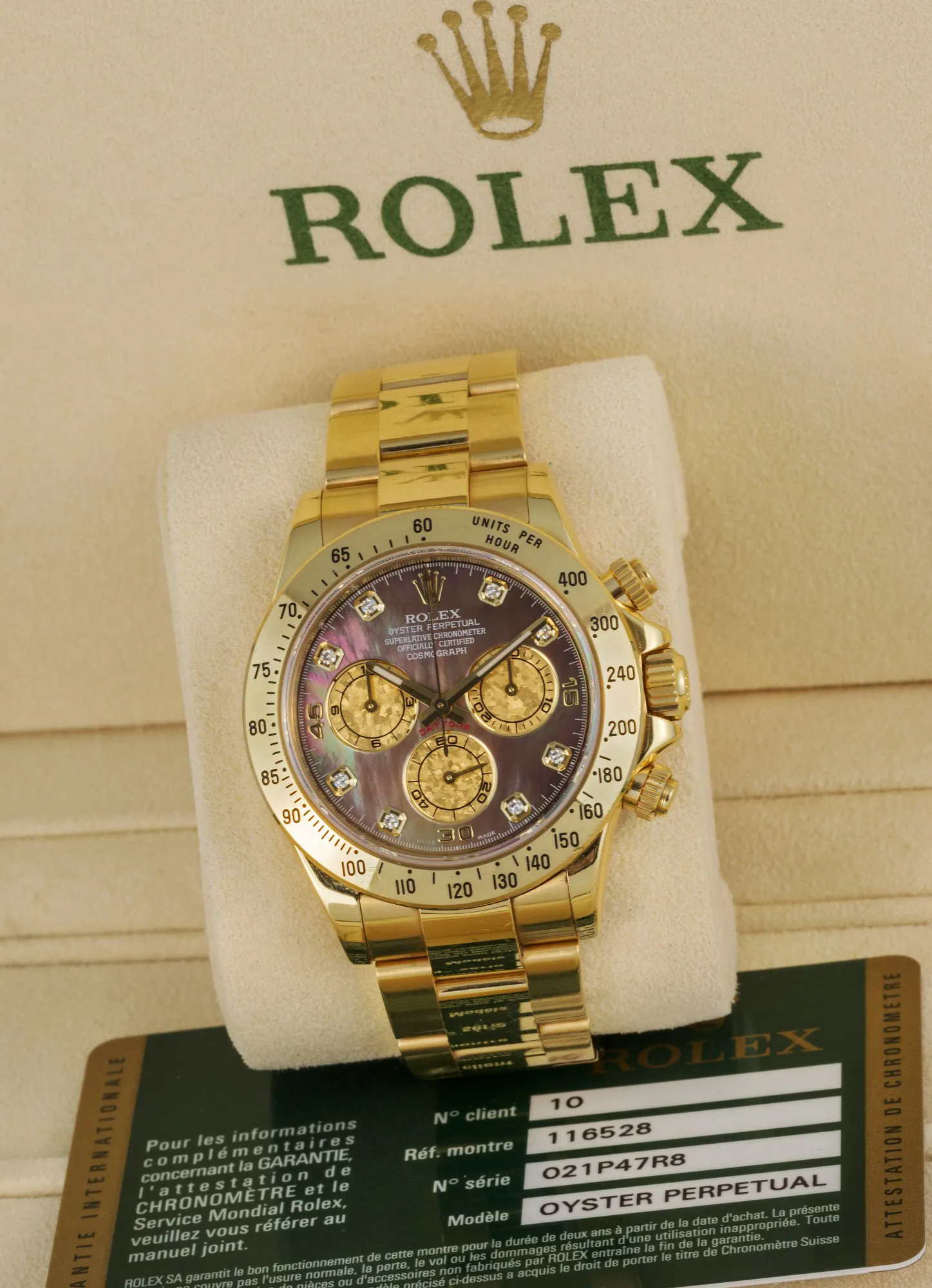 Rolex Daytona 116528 38mm Yellow gold Yellow 1