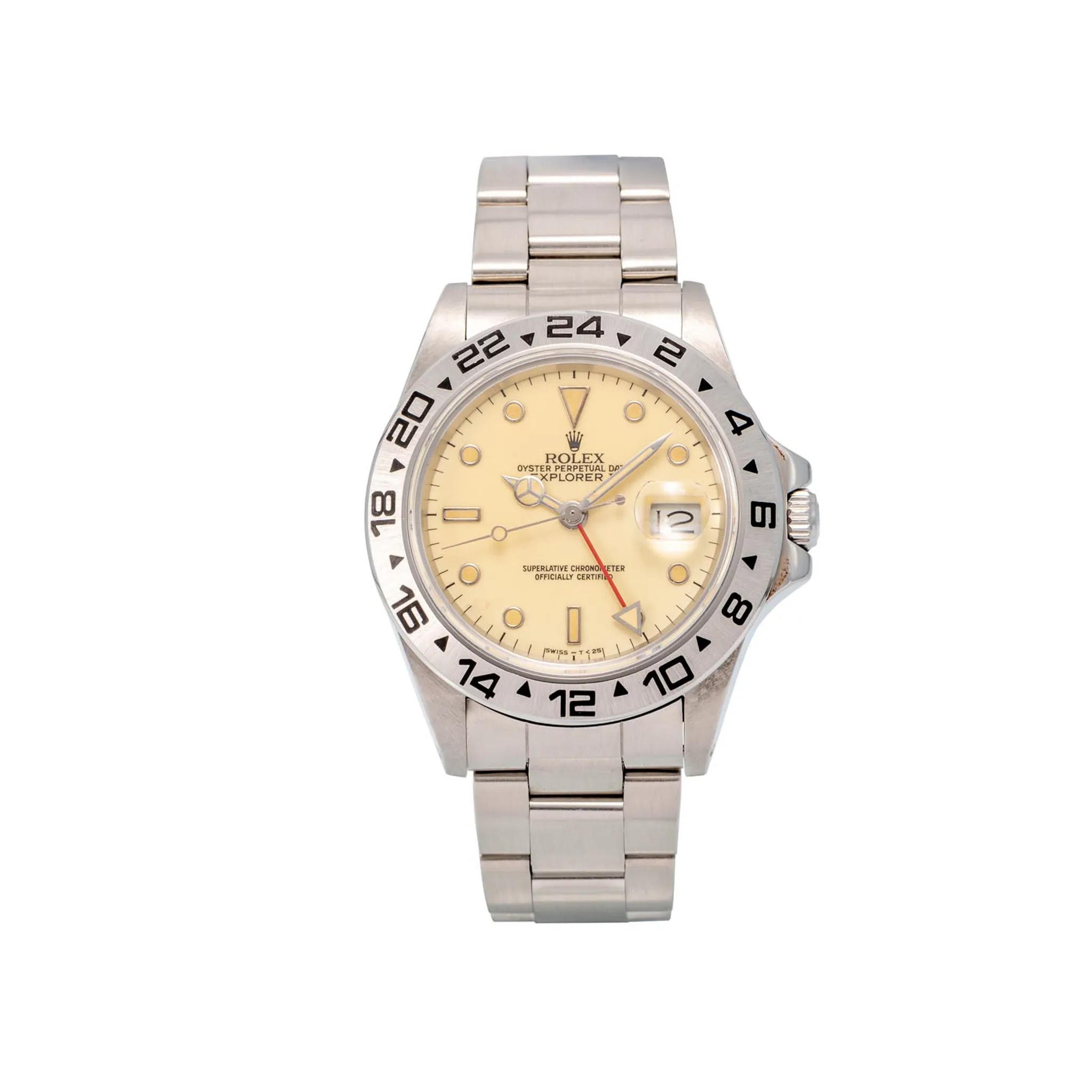 Rolex Explorer II 16550 39mm Stainless steel Ivory