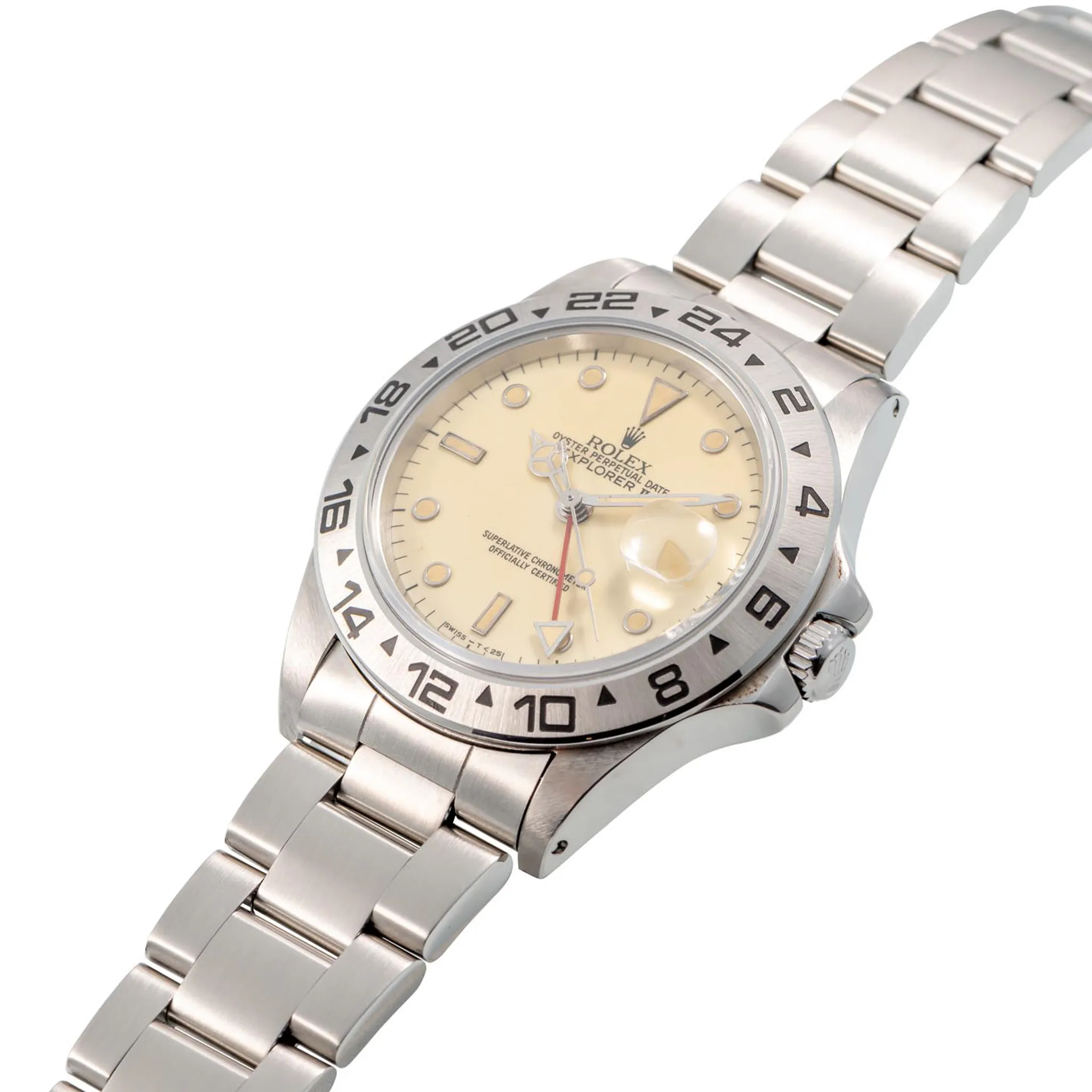 Rolex Explorer II 16550 39mm Stainless steel Ivory 1