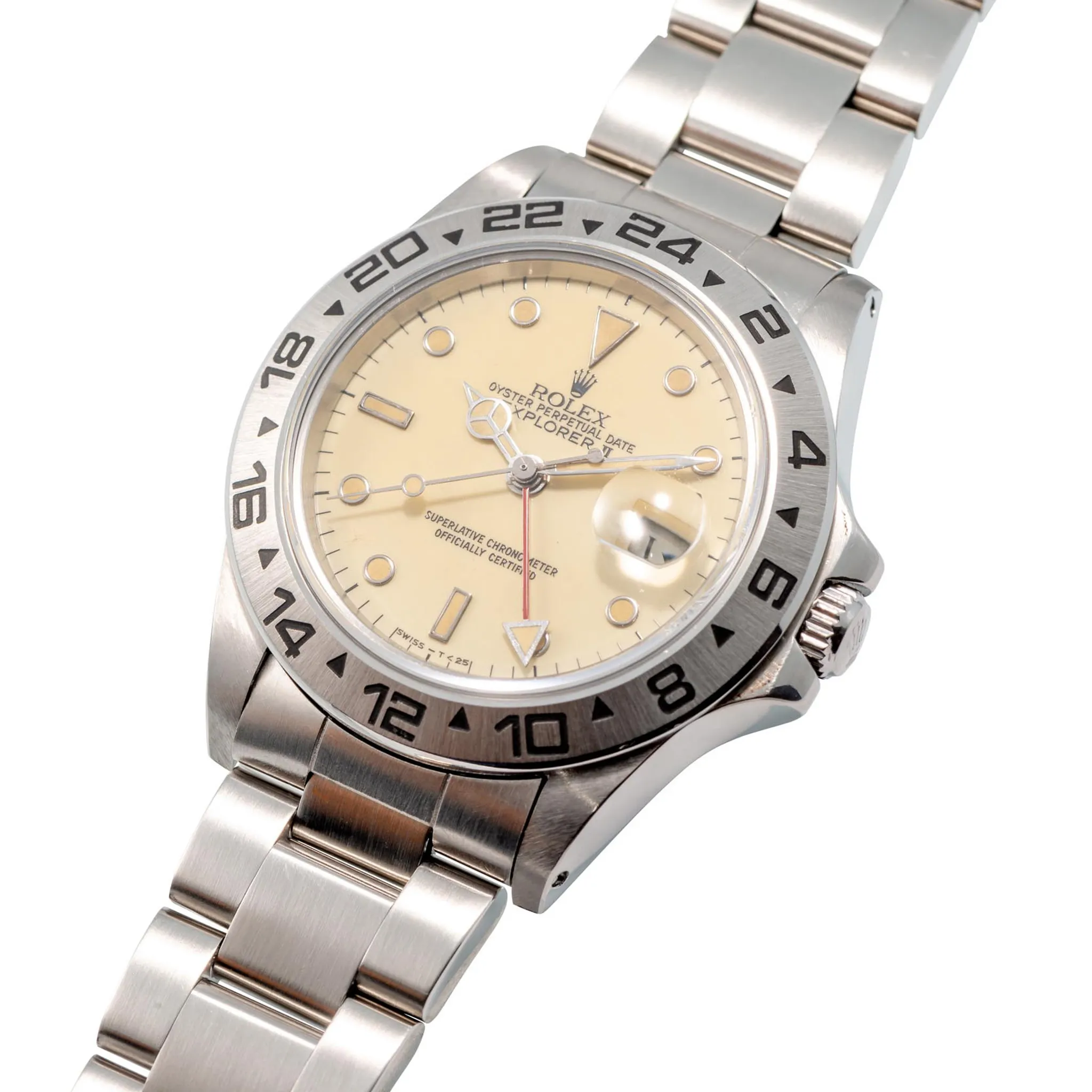 Rolex Explorer II 16550 39mm Stainless steel Ivory 2