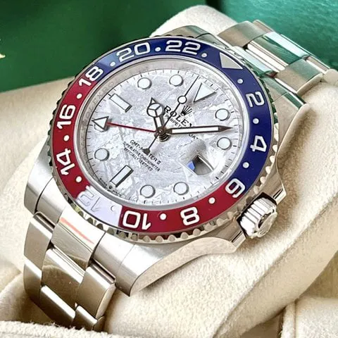 Rolex GMT-Master II 126719BLRO 40mm White gold Gray