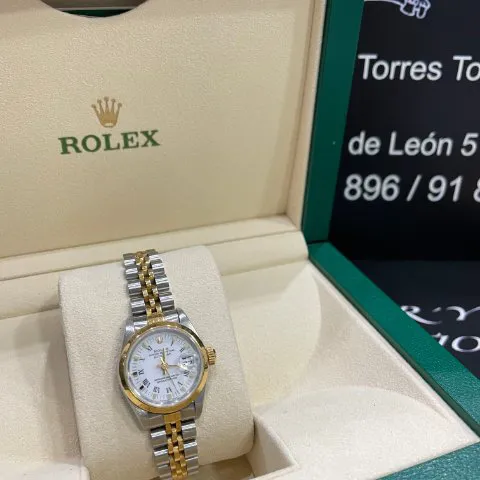 Rolex Lady-Datejust 69163 26mm Gold/steel White