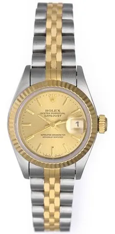 Rolex Lady-Datejust 69173 26mm Steel Champagne