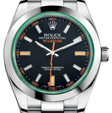 Rolex Milgauss 116400GV 40mm Stainless steel Black